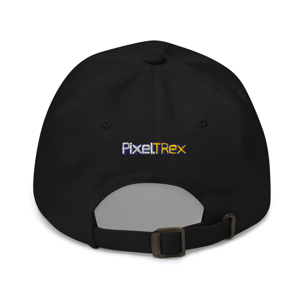 PixelTRex™ – Trex the T-Rex Embroidered Baseball Cap