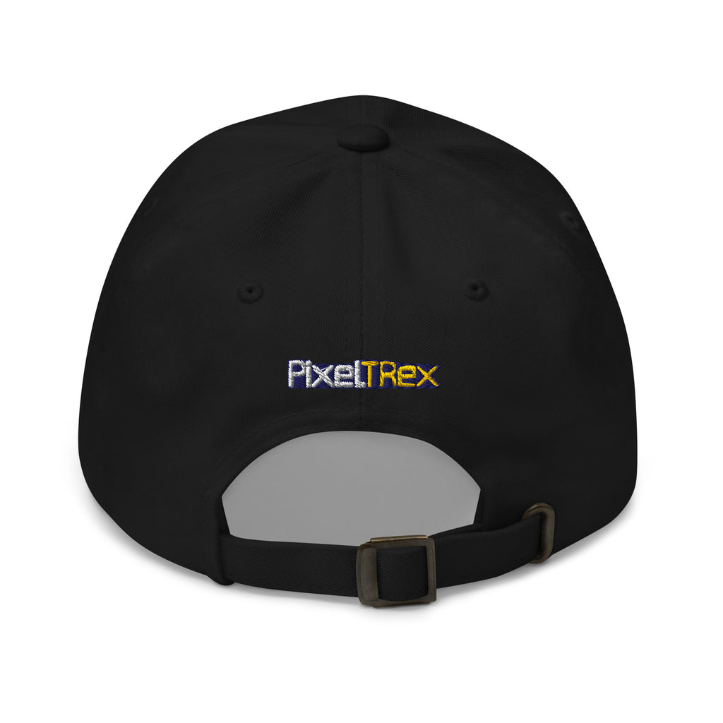 PixelTRex™ – Trike the Triceratops Embroidered Baseball Cap