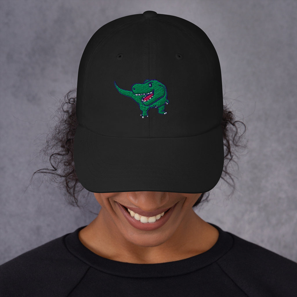PixelTRex™ – Trex the T-Rex Embroidered Baseball Cap