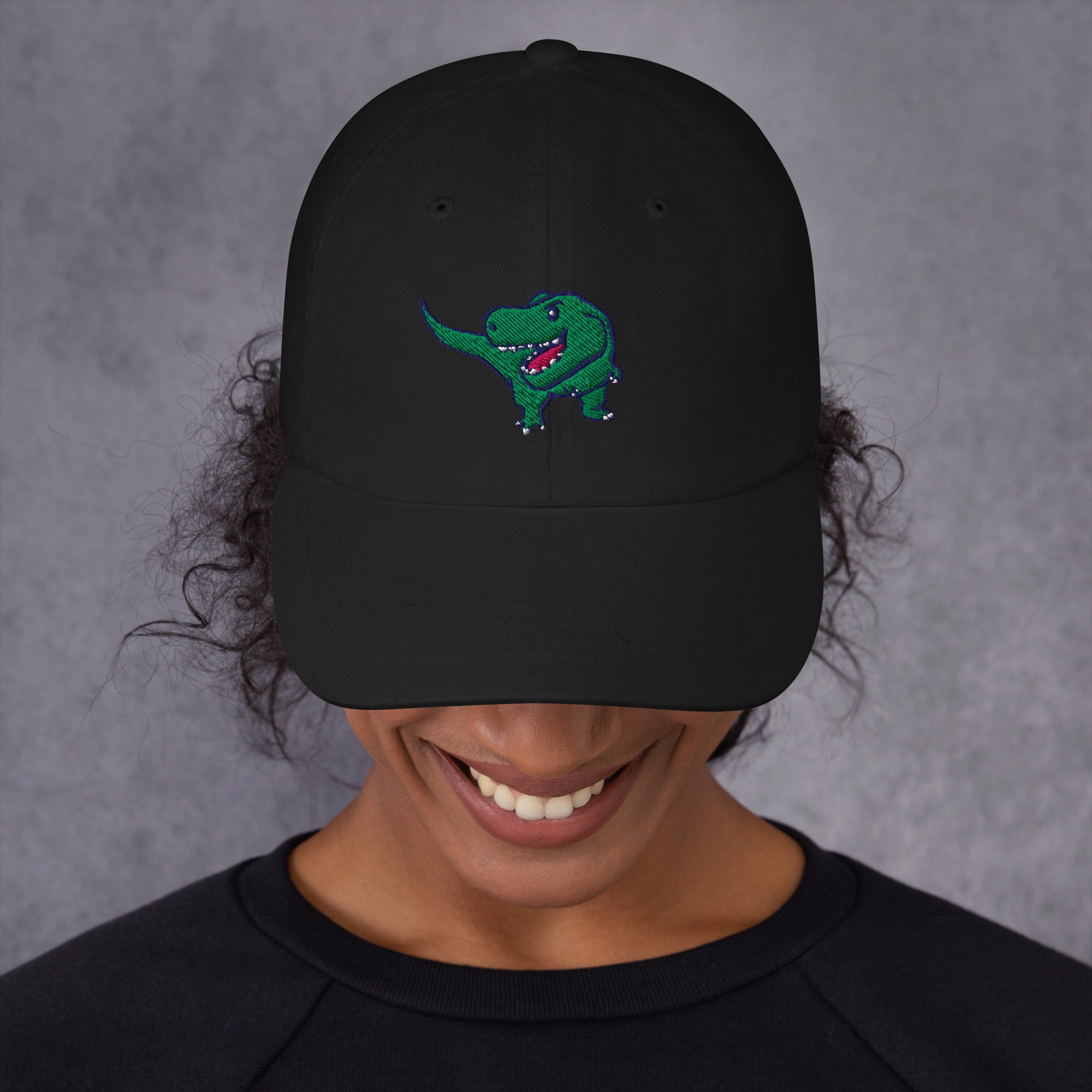 PixelTRex™ – Trex the T-Rex Embroidered Baseball Cap