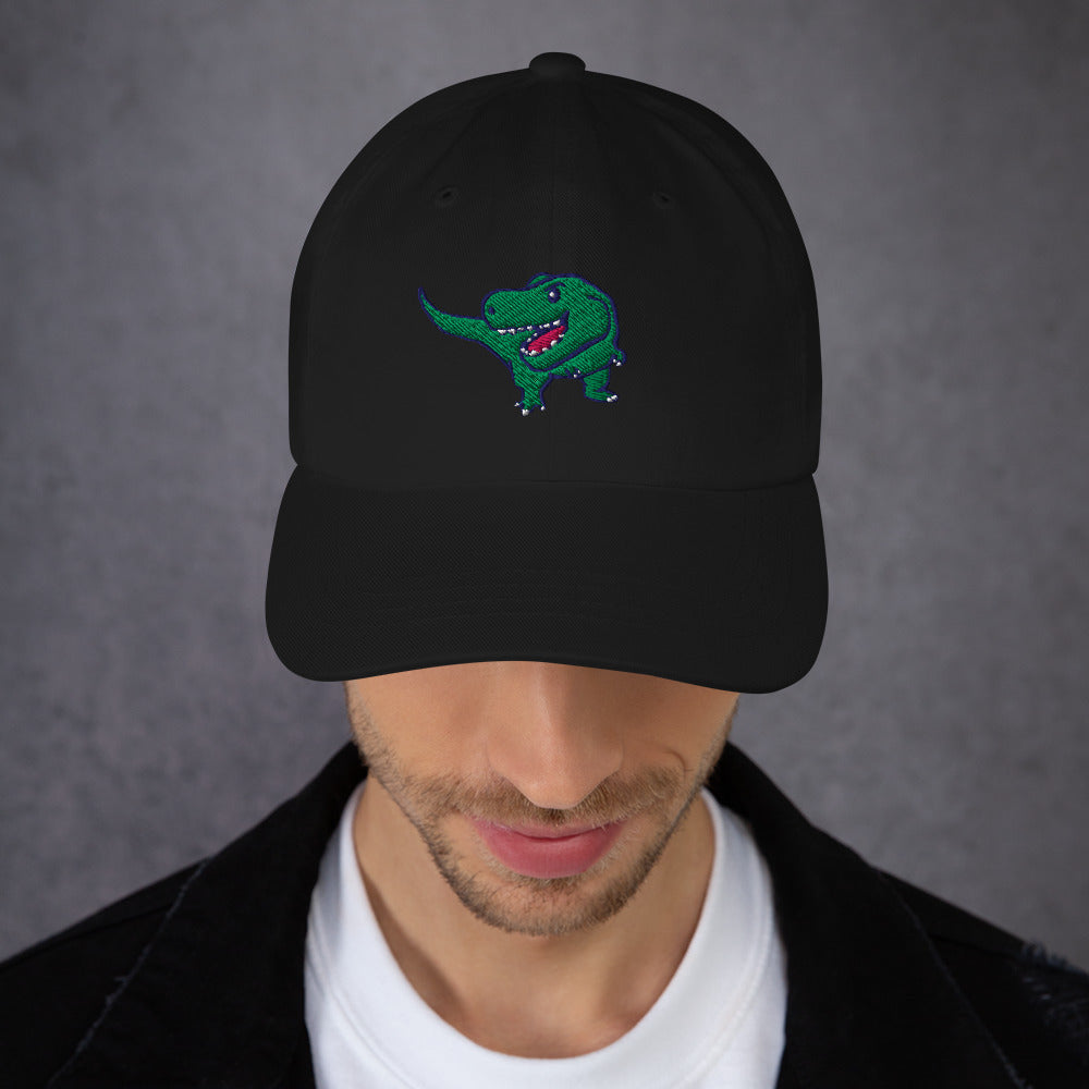 PixelTRex™ – Trex the T-Rex Embroidered Baseball Cap