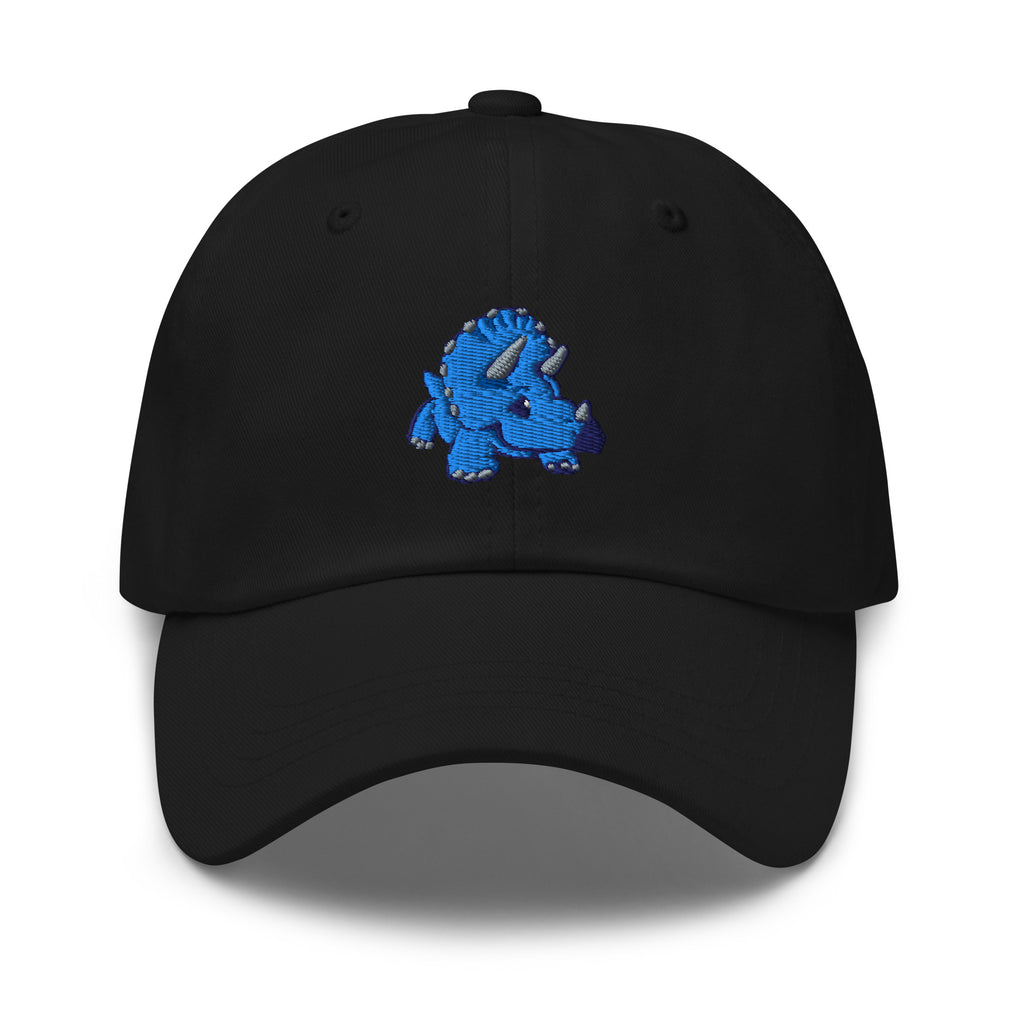 PixelTRex™ – Trike the Triceratops Embroidered Baseball Cap