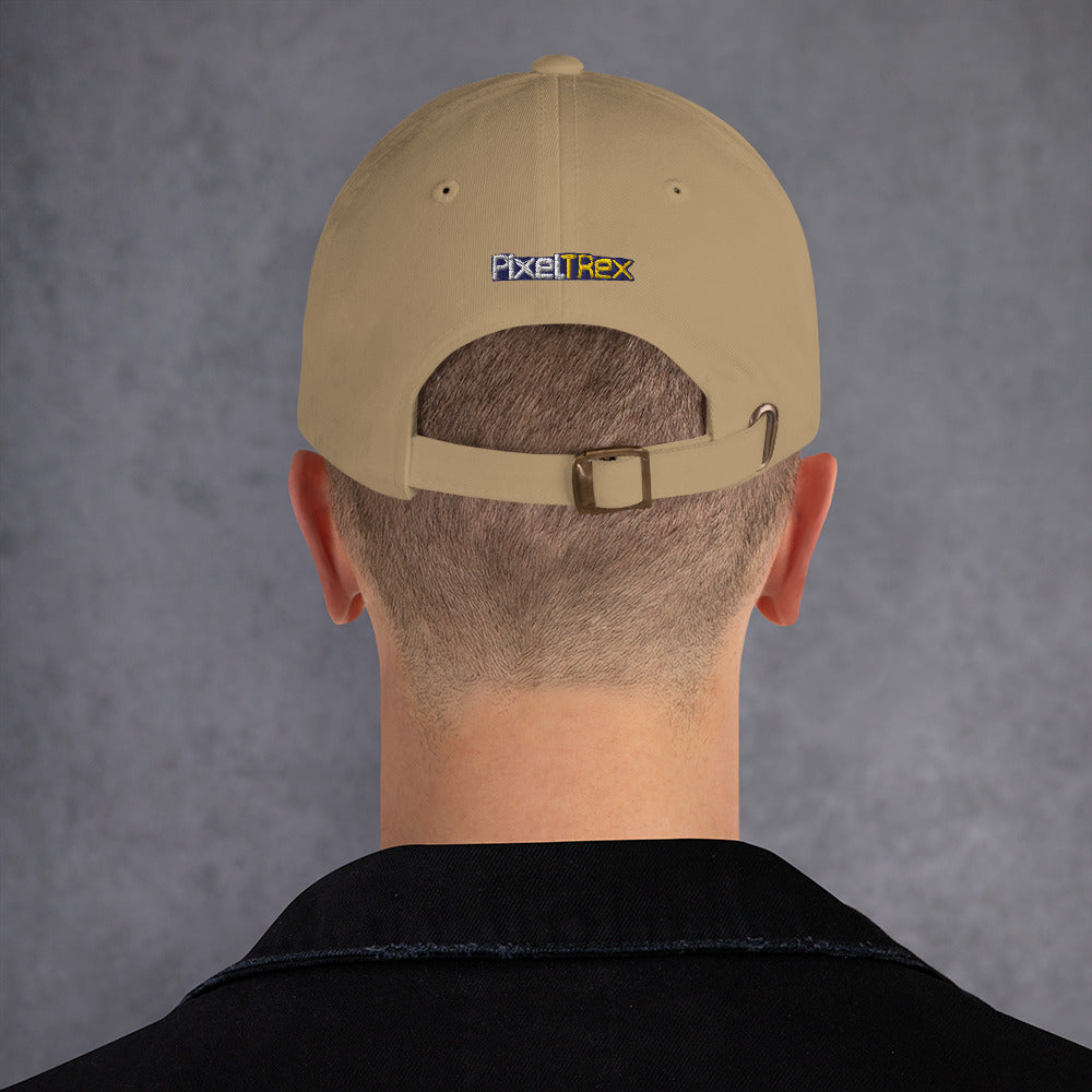 PixelTRex™ – Trike the Triceratops Embroidered Baseball Cap