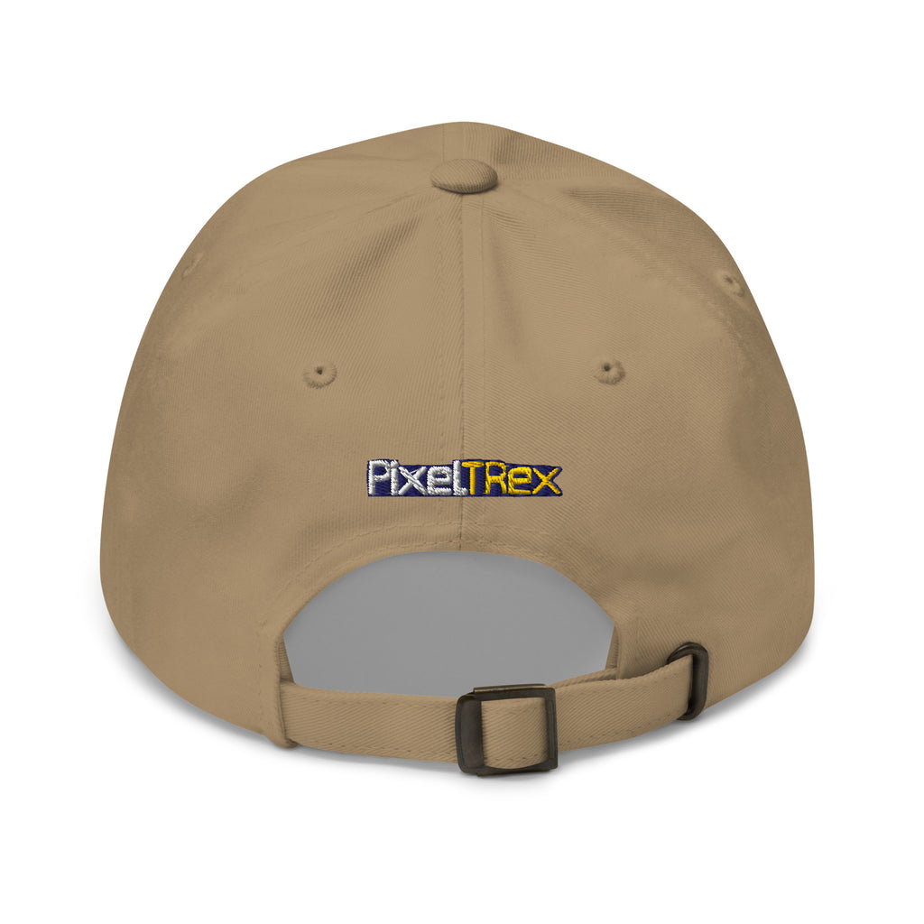 PixelTRex™ – Trike the Triceratops Embroidered Baseball Cap