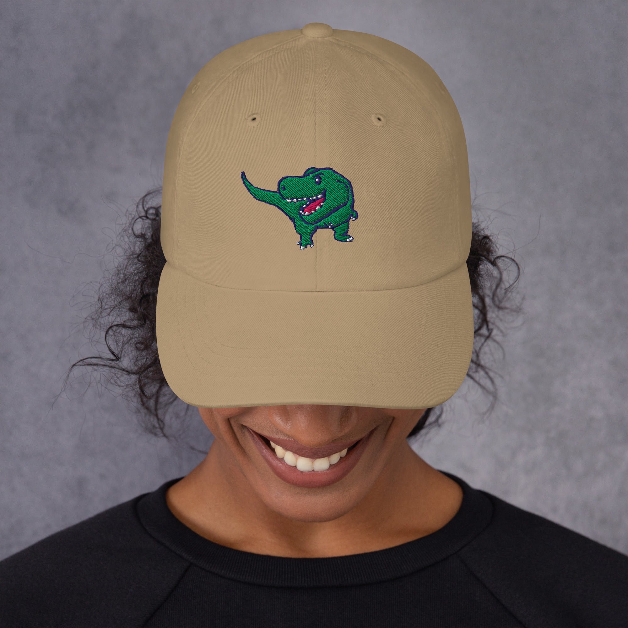 PixelTRex™ – Trex the T-Rex Embroidered Baseball Cap