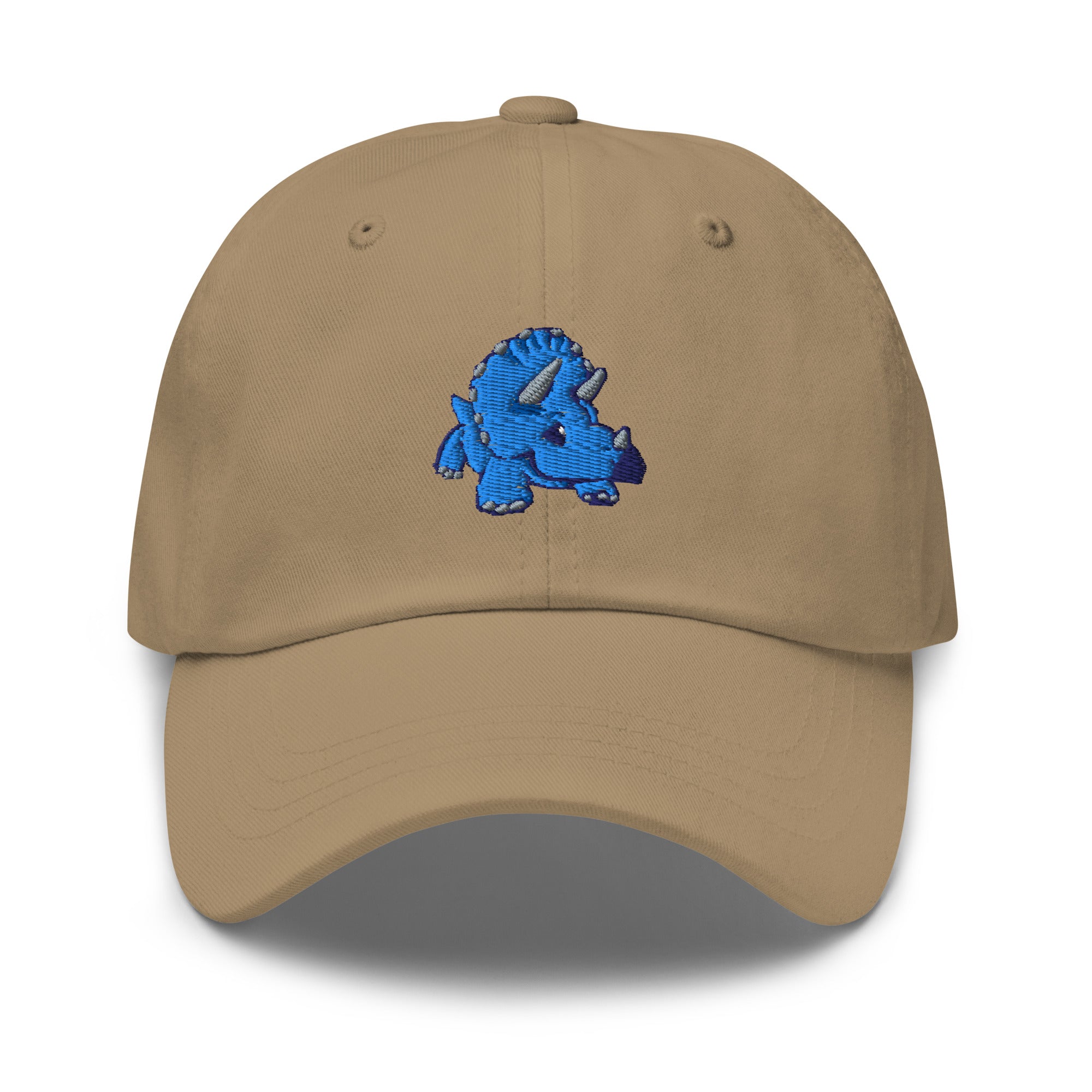 PixelTRex™ – Trike the Triceratops Embroidered Baseball Cap
