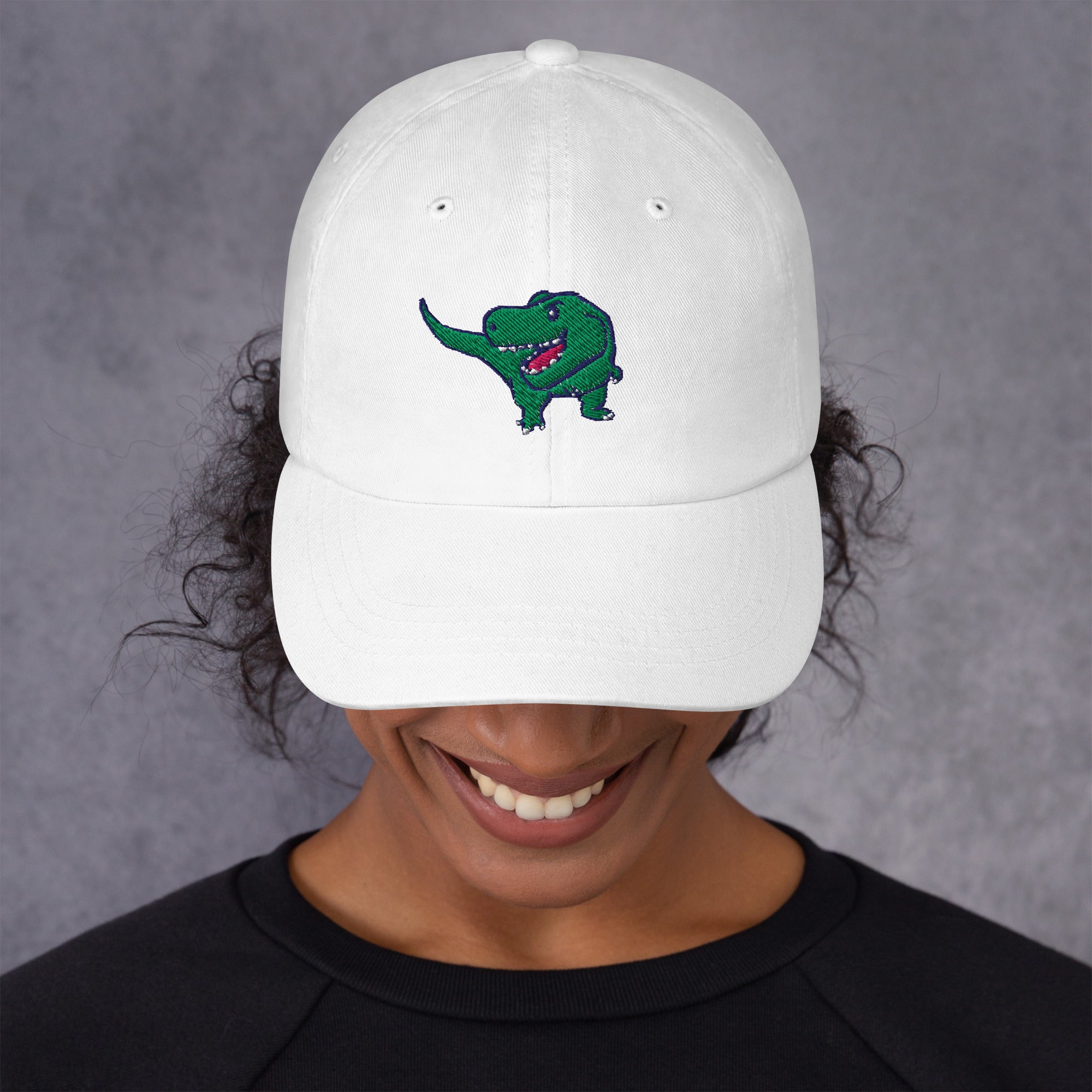 PixelTRex™ – Trex the T-Rex Embroidered Baseball Cap