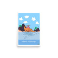PixelTRex™ – Spino “Gone Fishing” Poster