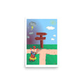 PixelTRex™ - Doug “Which way again?” Poster