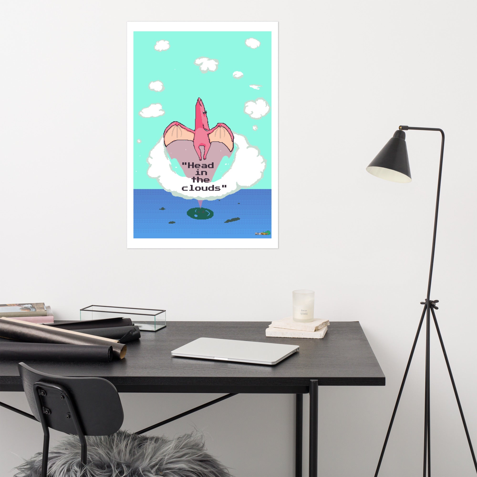 PixelTRex™ – Tera “Head in the Clouds” Poster