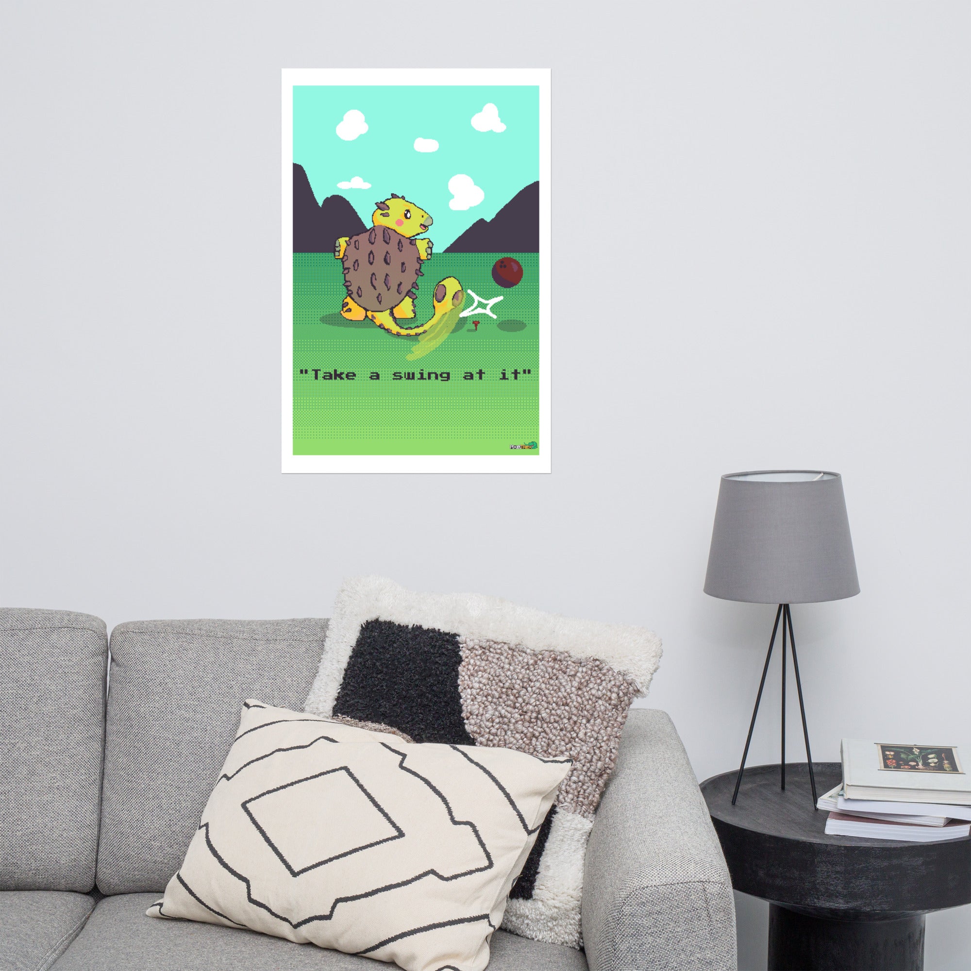PixelTRex™ – Anky “Take a Swing At It” Poster