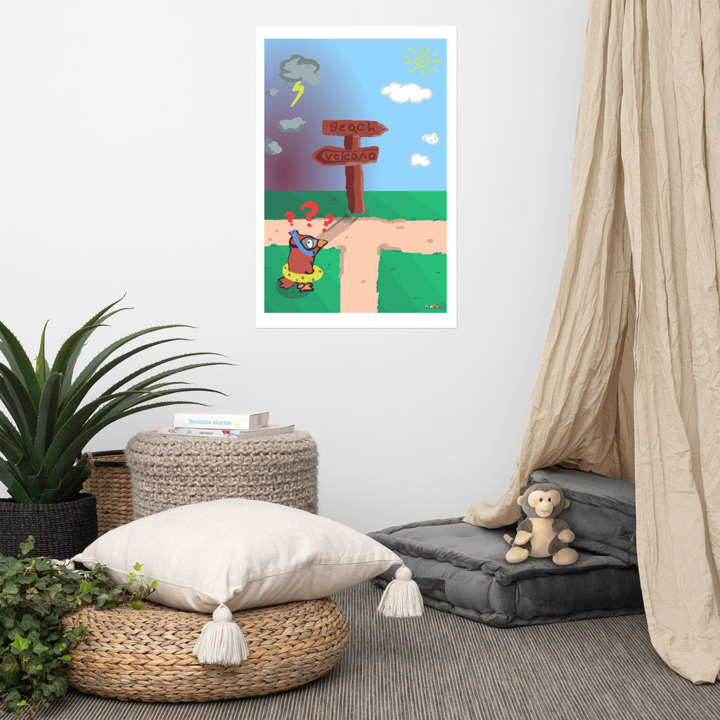 PixelTRex™ - Doug “Which way again?” Poster
