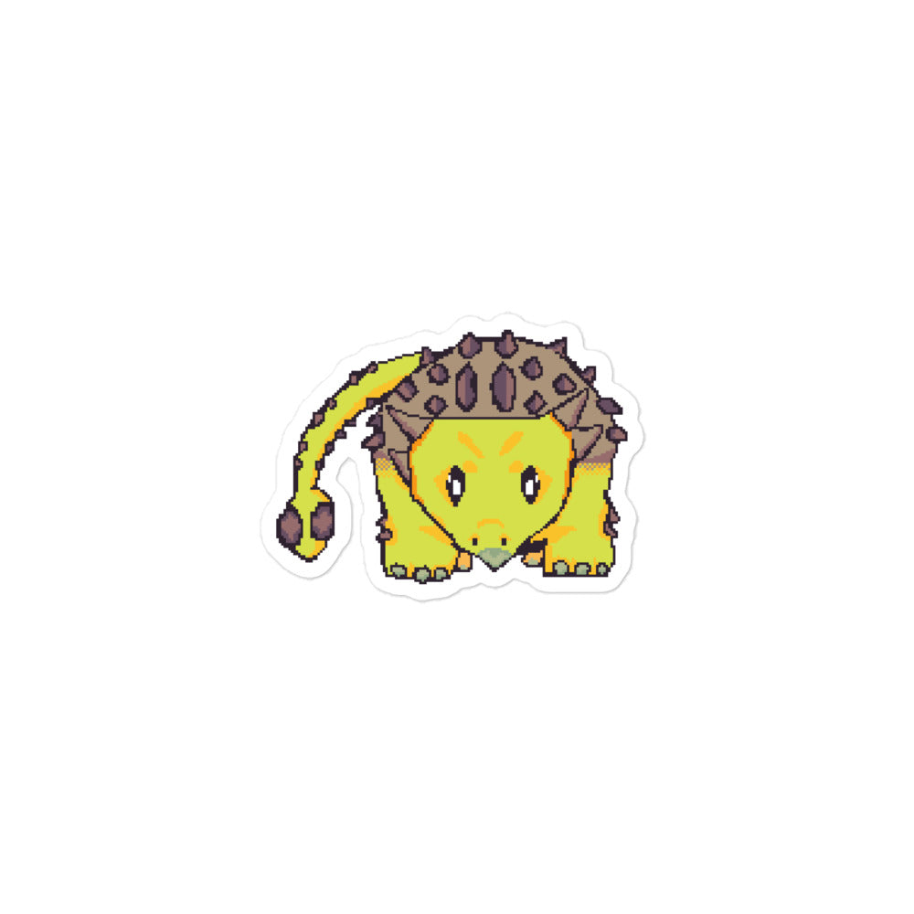 PixelTRex™ – Anky the Ankylosaurus Pixel Dinosaur Sticker