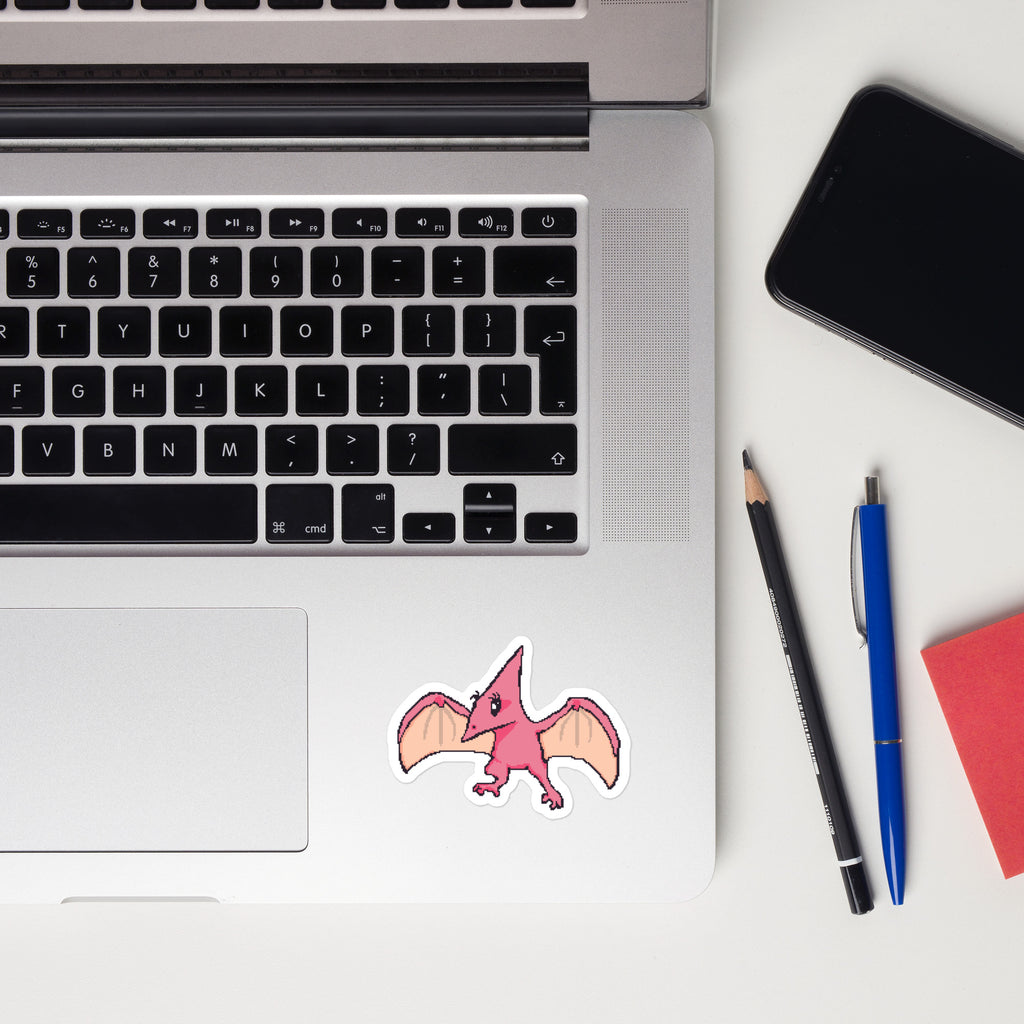 PixelTRex™ – Tera the Pteranodon Pixel Creature Sticker
