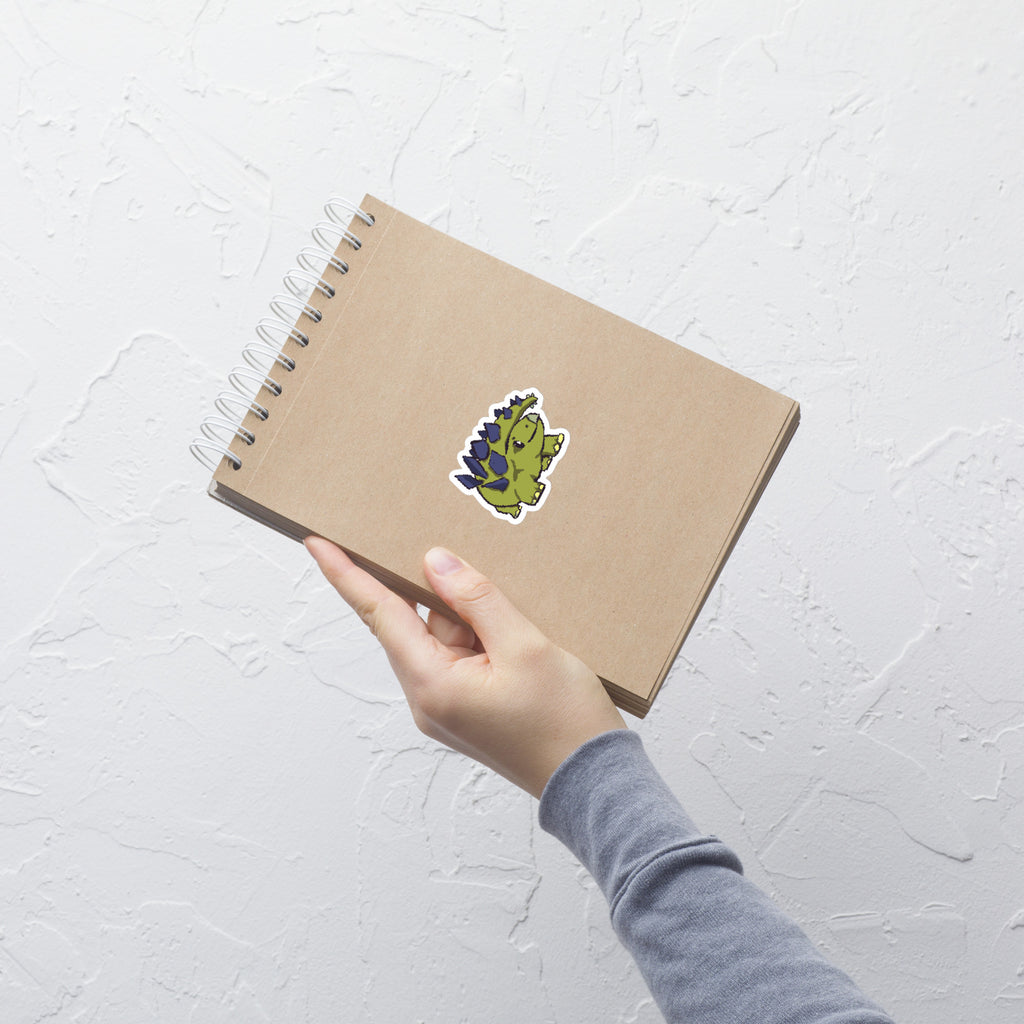 PixelTRex™ – Stego the Stegosaurus Pixel Dinosaur Sticker