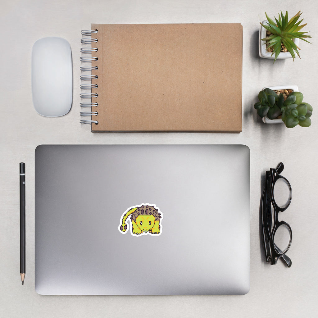 PixelTRex™ – Anky the Ankylosaurus Pixel Dinosaur Sticker
