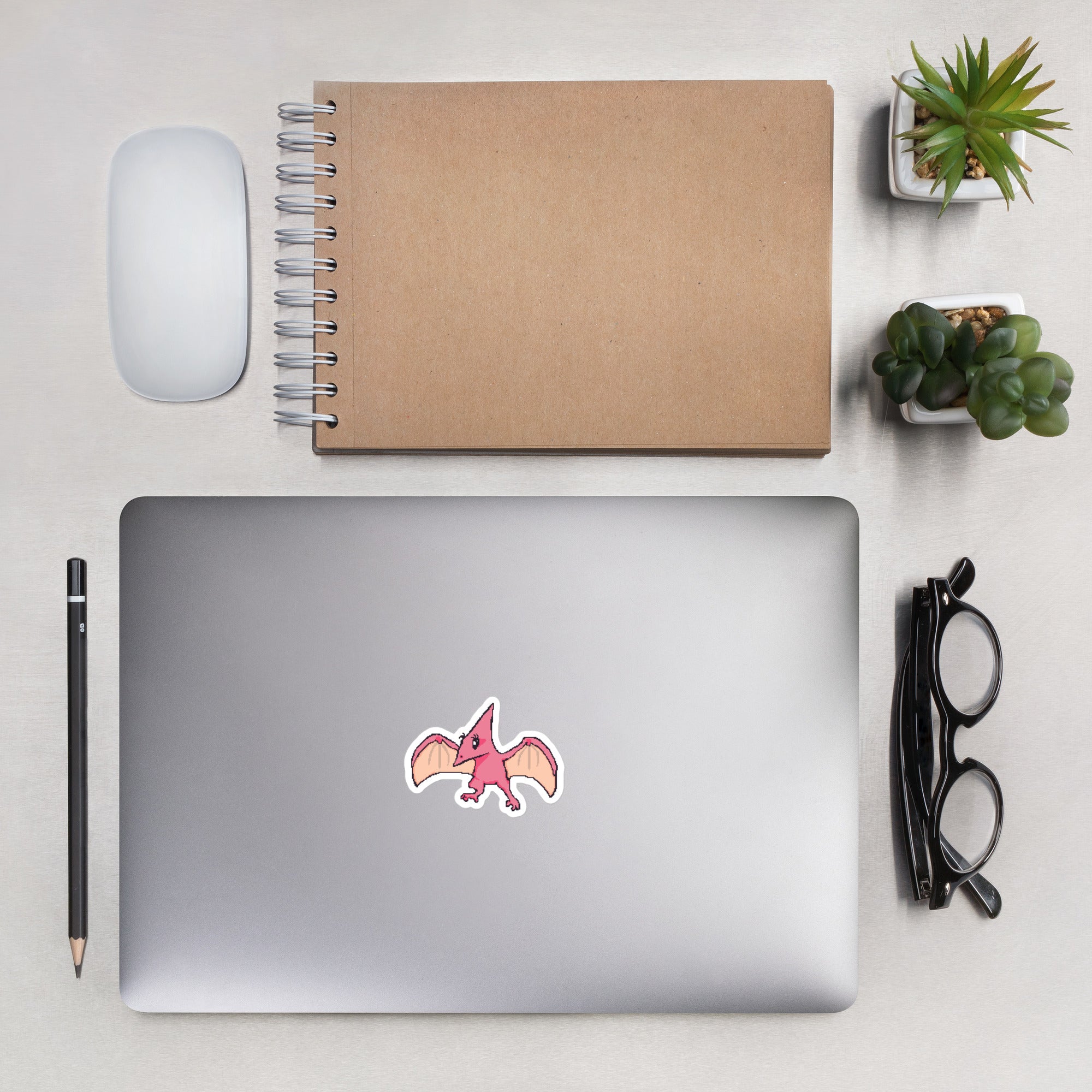 PixelTRex™ – Tera the Pteranodon Pixel Creature Sticker