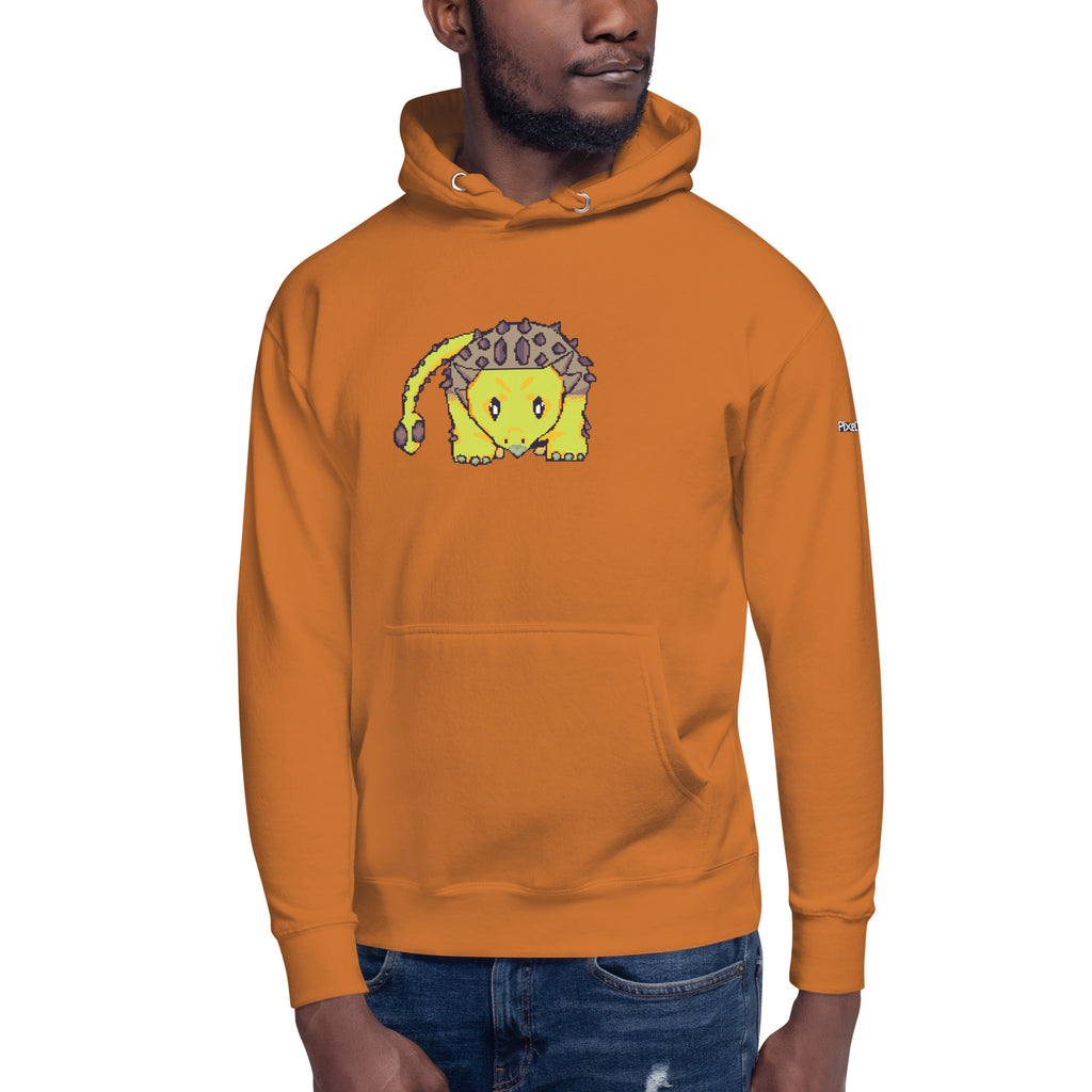 PixelTRex™ – Anky the Ankylosaurus Pixel Dinosaur Hoodie