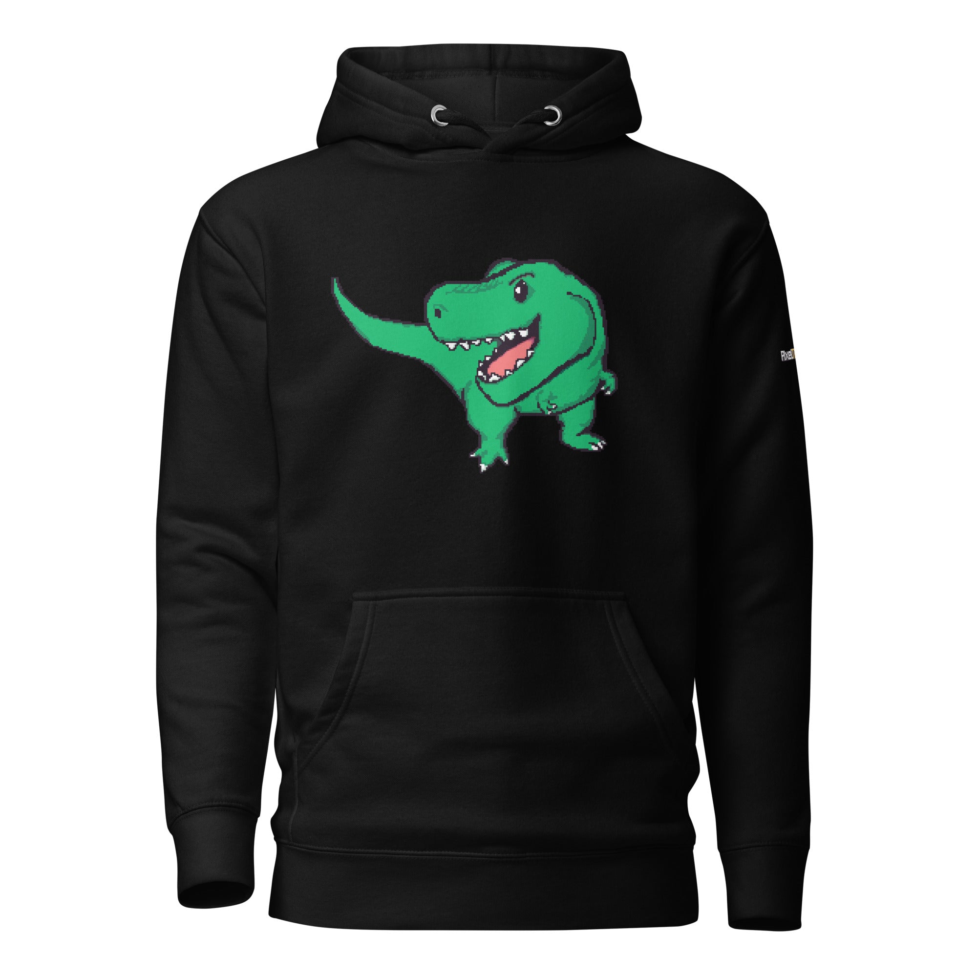 PixelTRex™ – Trex the T-Rex Pixel Dinosaur Hoodie