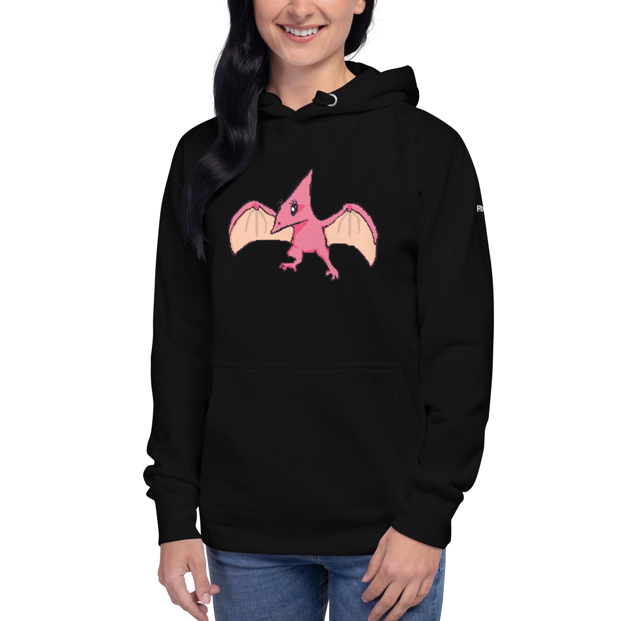 PixelTRex™ – Tera the Pteranodon Pixel Creature Hoodie