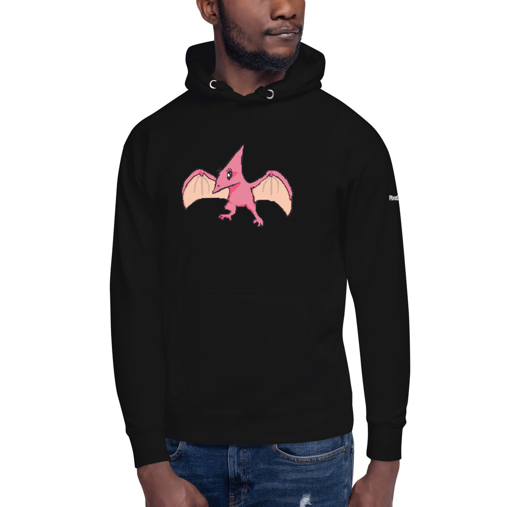 PixelTRex™ – Tera the Pteranodon Pixel Creature Hoodie