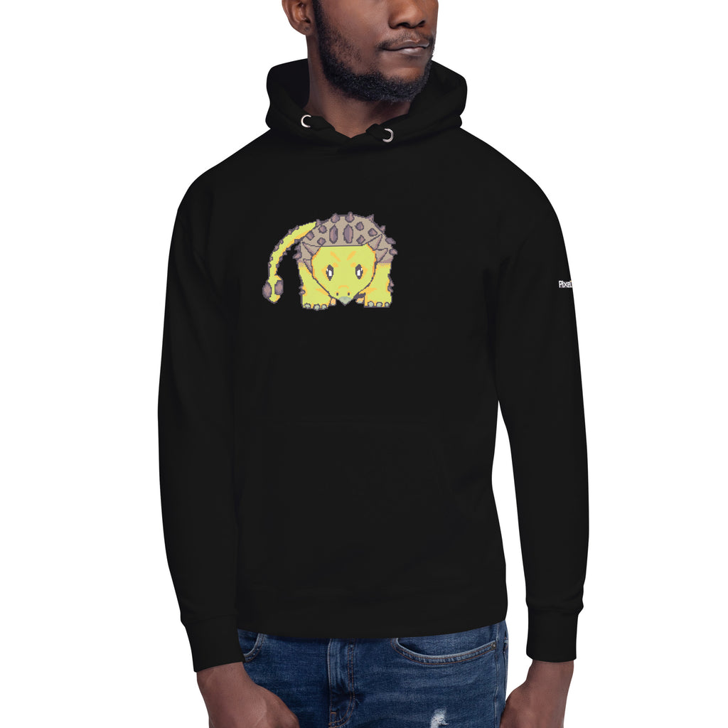 PixelTRex™ – Anky the Ankylosaurus Pixel Dinosaur Hoodie