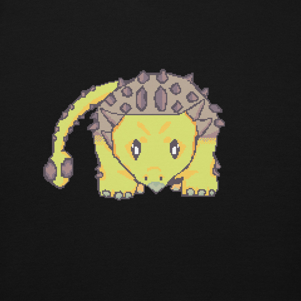 PixelTRex™ – Anky the Ankylosaurus Pixel Dinosaur Hoodie