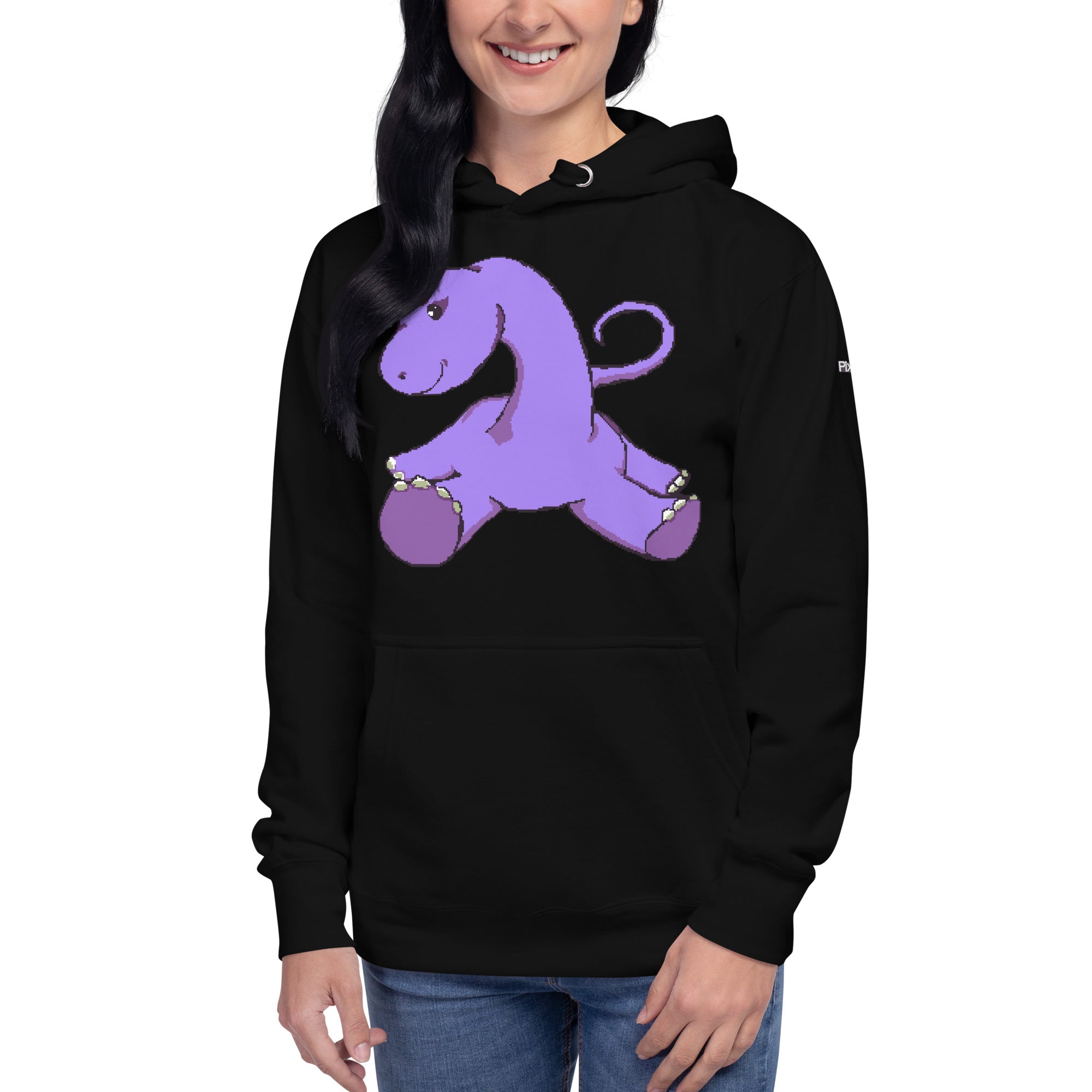 PixelTRex™ – Bracey the Brachiosaurus Pixel Dinosaur Hoodie