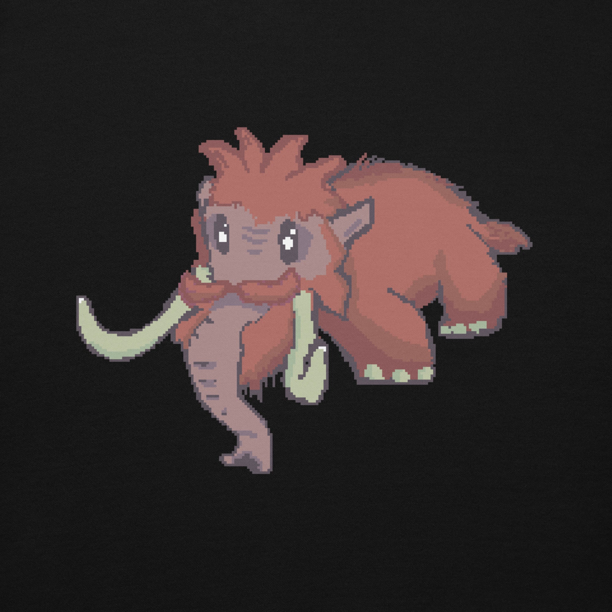 PixelTRex™ – Mammo the Mammoth Pixel Creature Hoodie