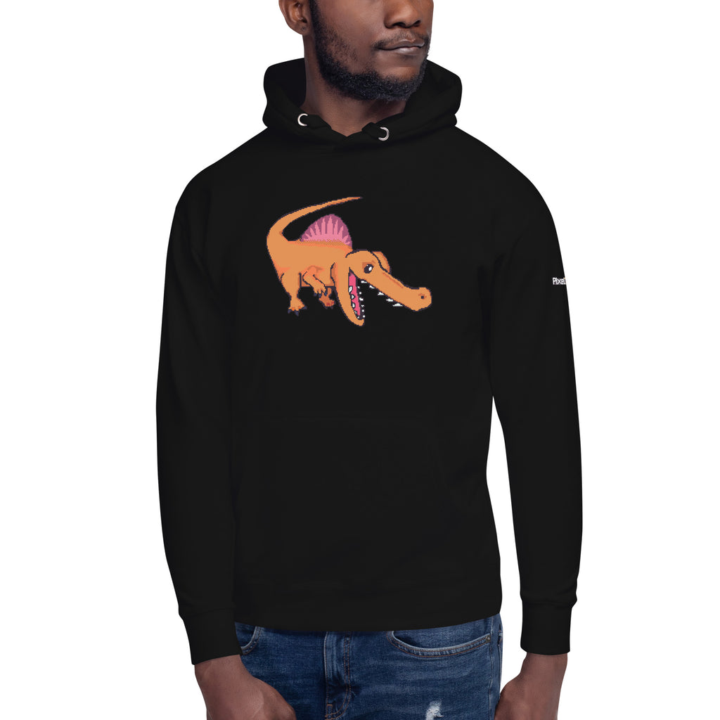 PixelTRex™ – Spino the Spinosaurus Pixel Dinosaur Hoodie