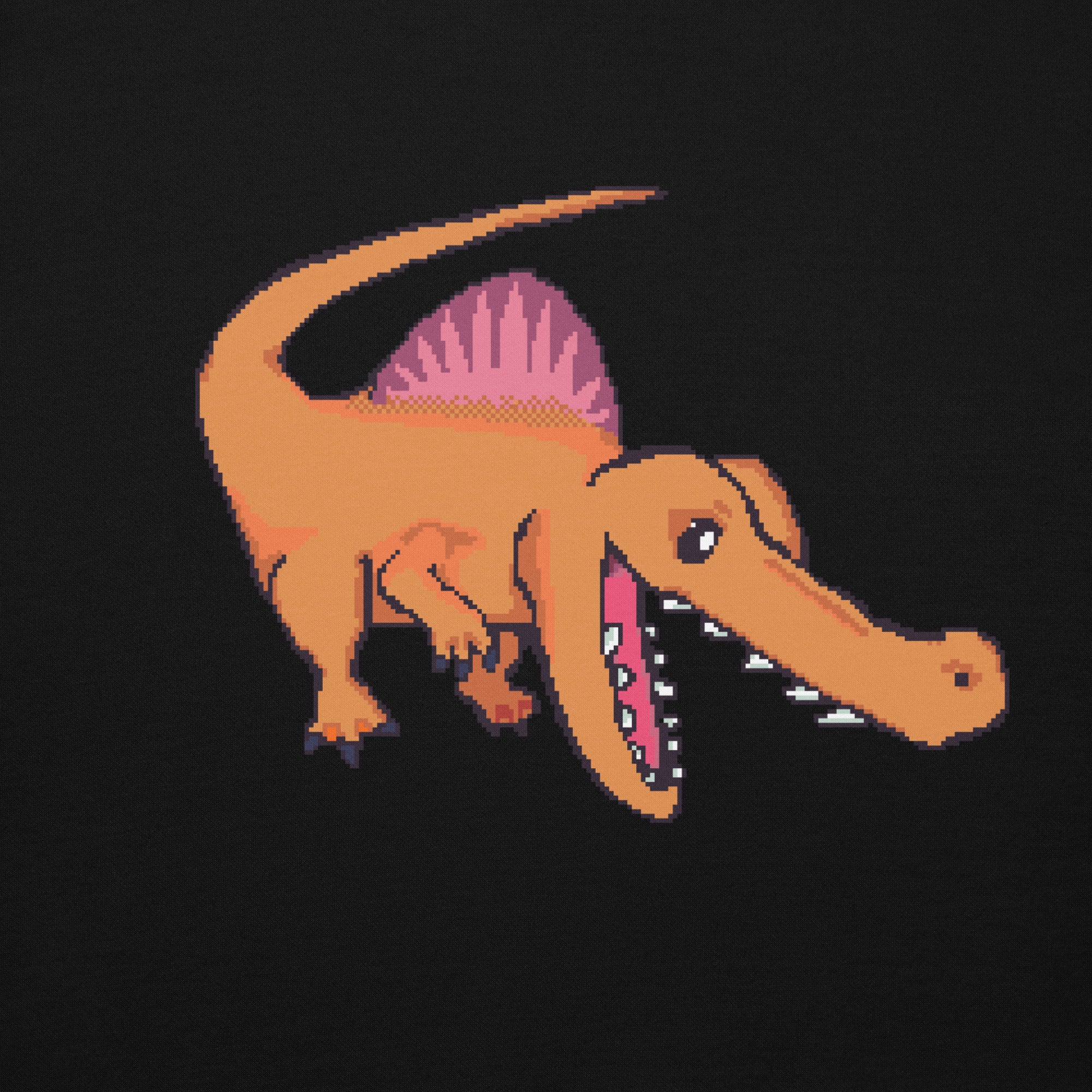 PixelTRex™ – Spino the Spinosaurus Pixel Dinosaur Hoodie