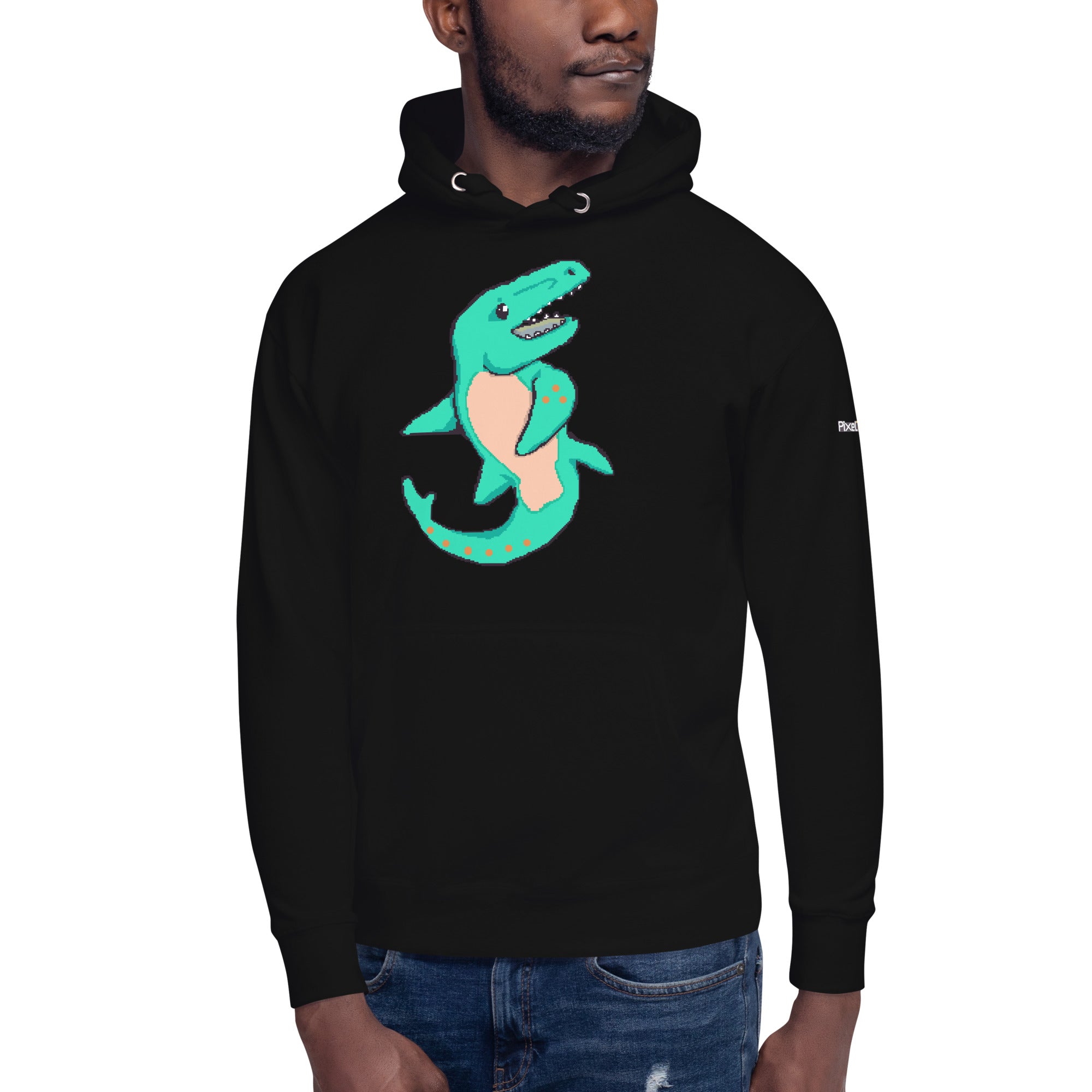 PixelTRex™ – Mosa the Mosasaurus Pixel Creature Hoodie