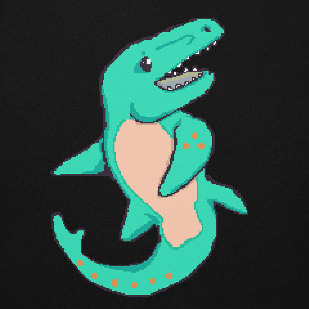 PixelTRex™ – Mosa the Mosasaurus Pixel Creature Hoodie