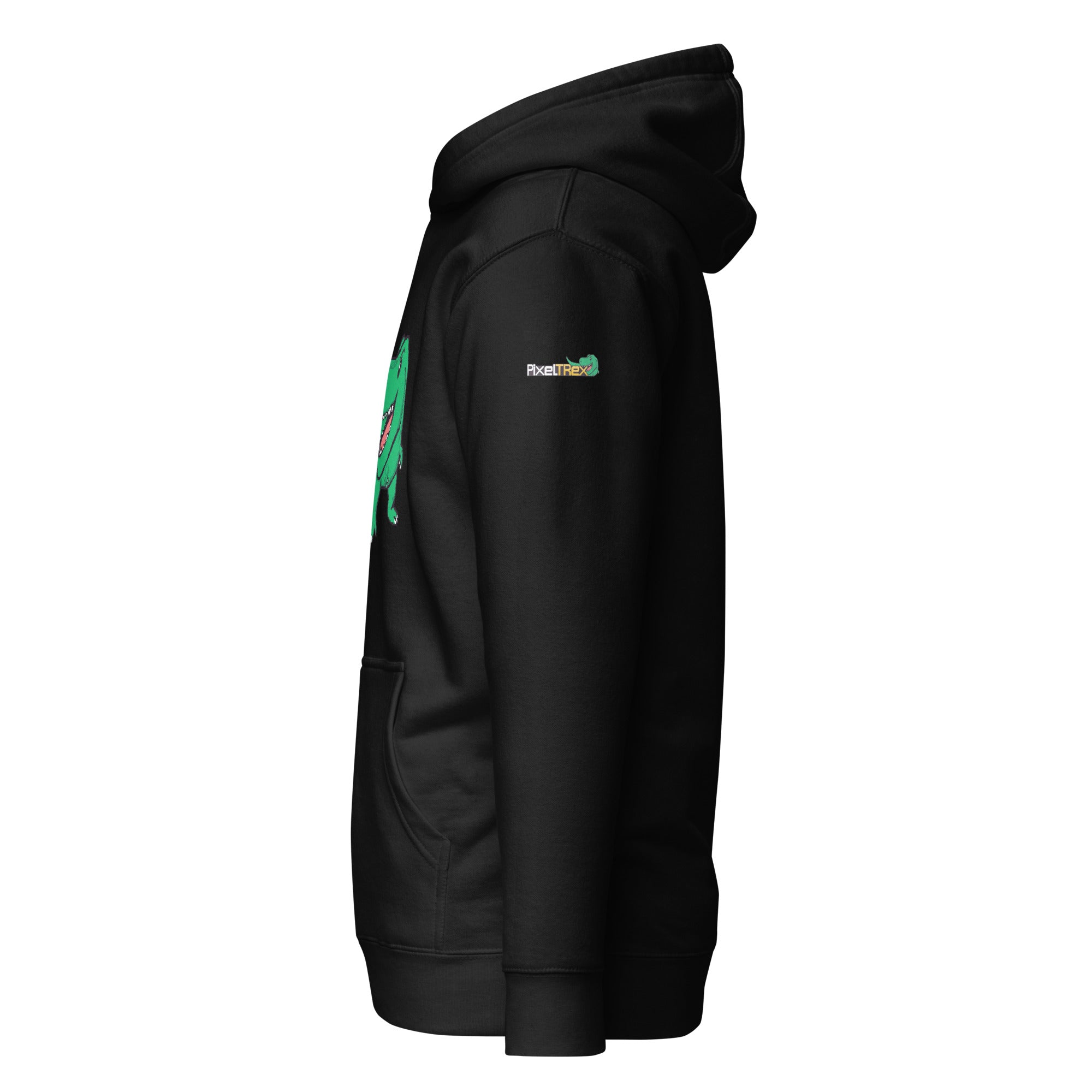PixelTRex™ – Trex the T-Rex Pixel Dinosaur Hoodie