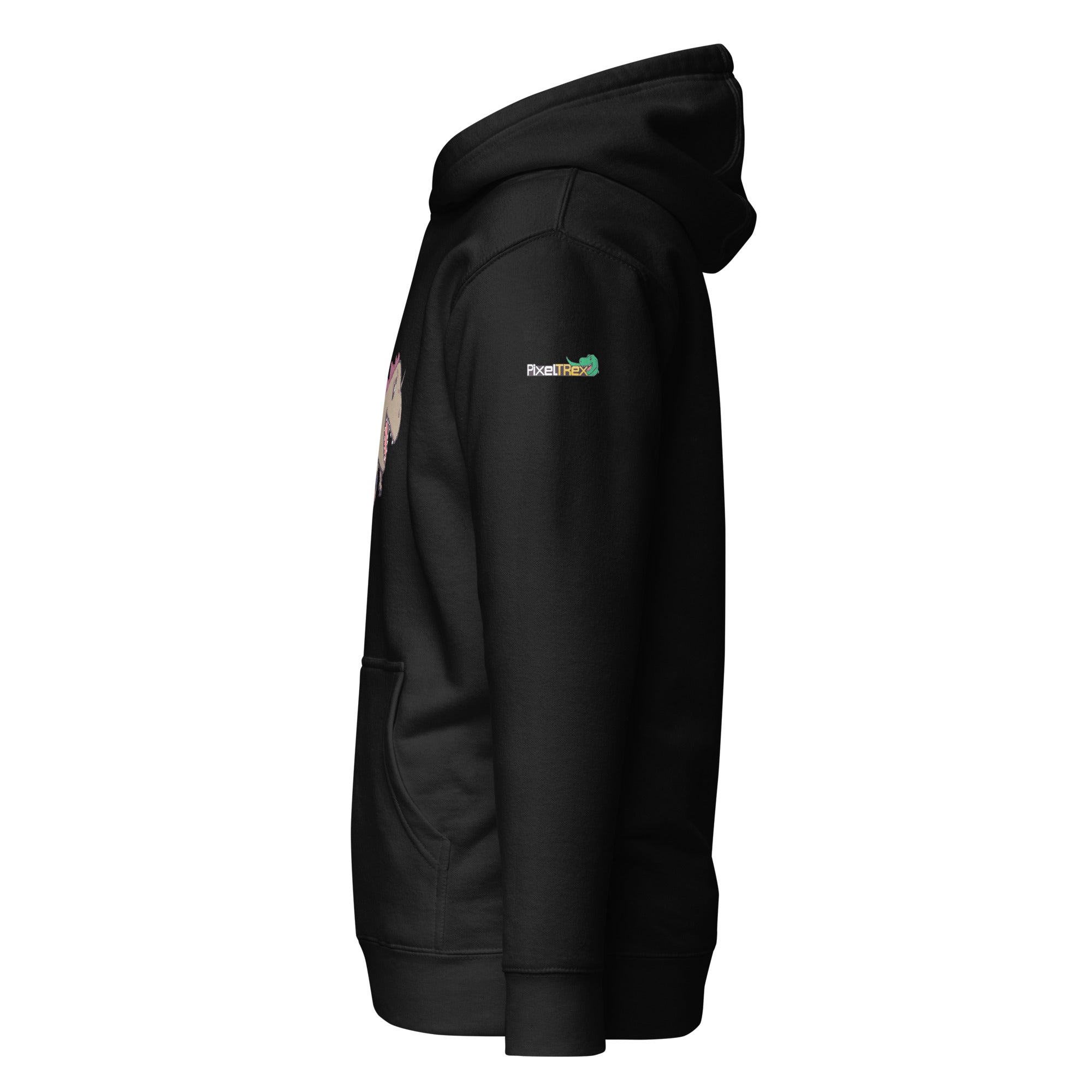 PixelTRex™ – Rap the Raptor Pixel Dinosaur Hoodie