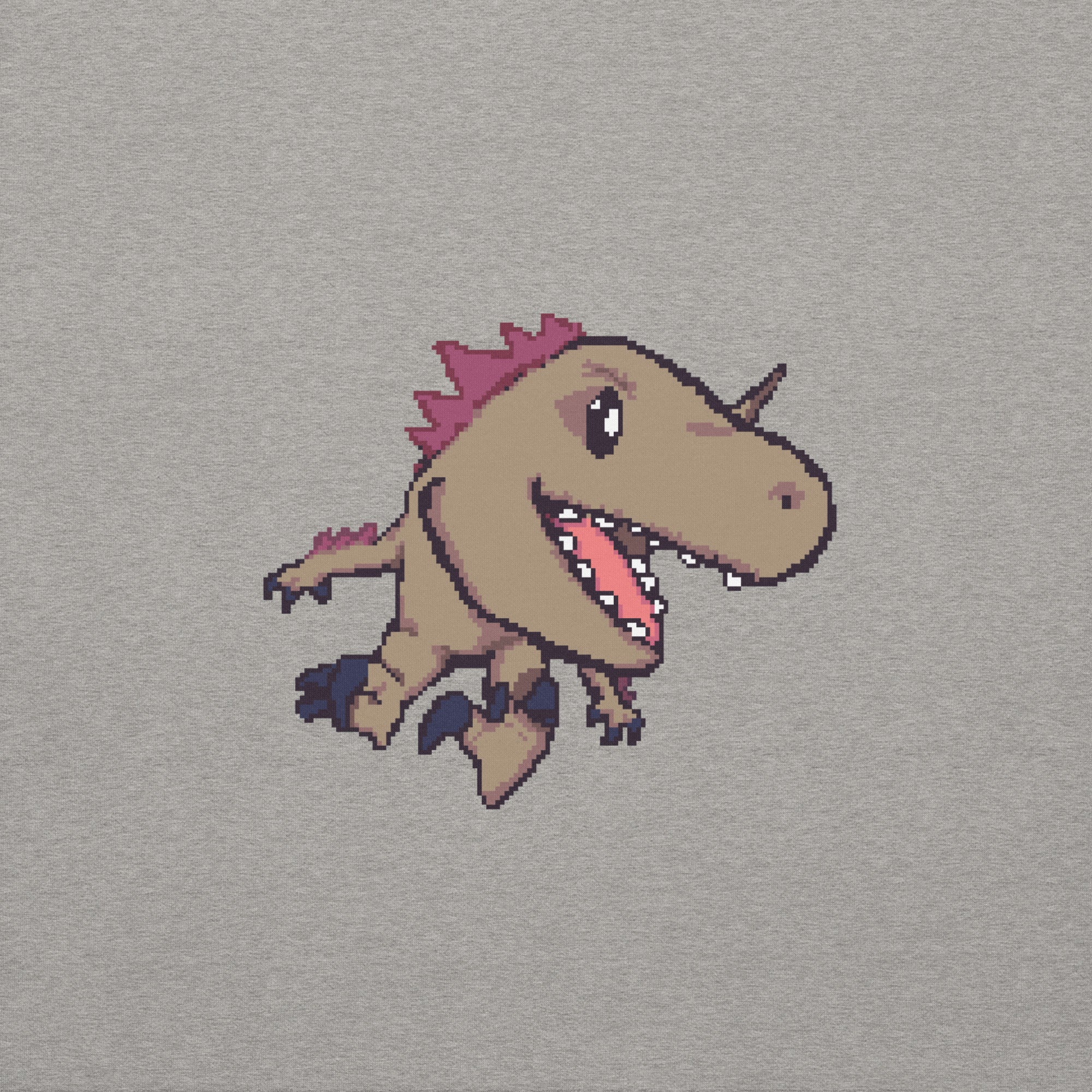 PixelTRex™ – Rap the Raptor Pixel Dinosaur Hoodie