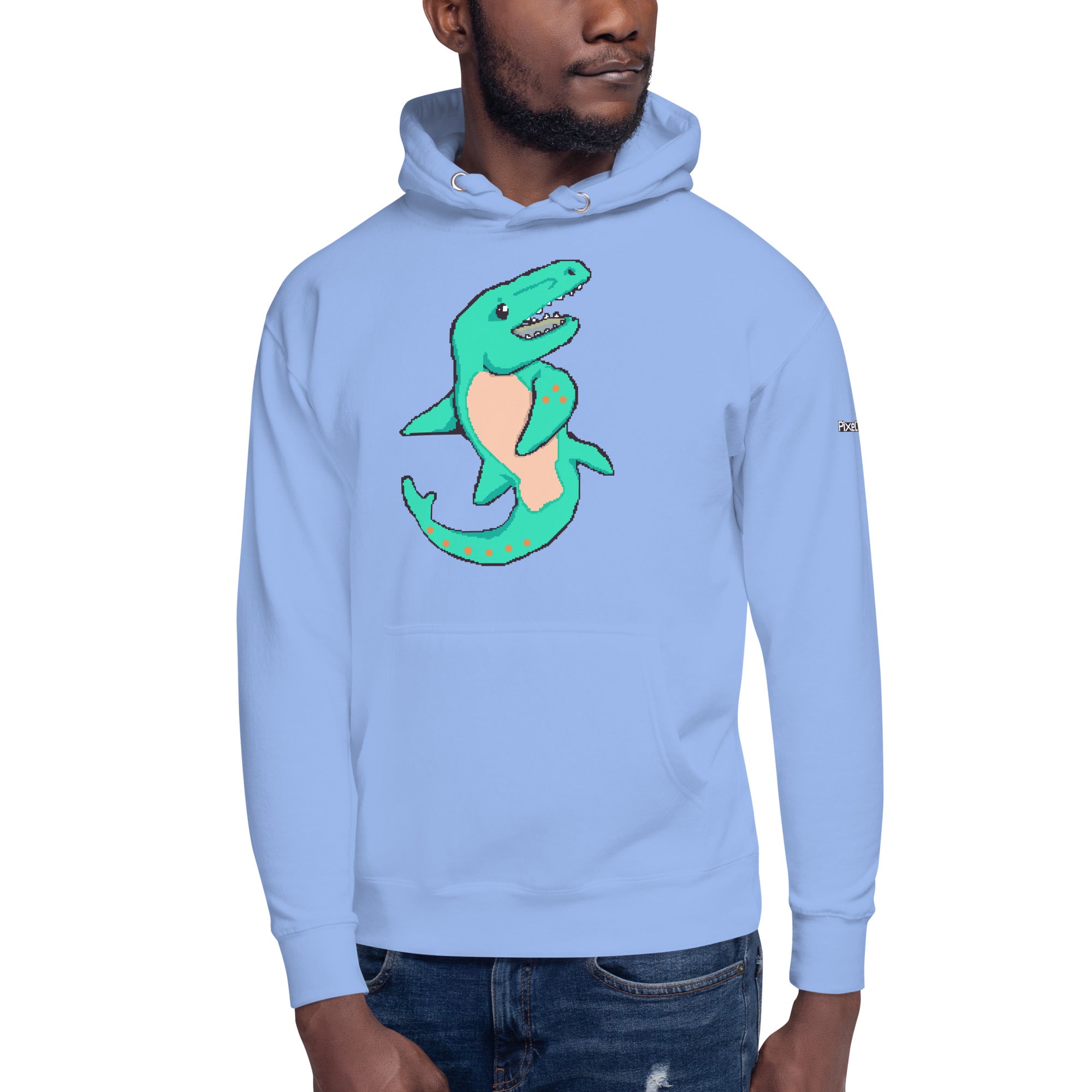PixelTRex™ – Mosa the Mosasaurus Pixel Creature Hoodie