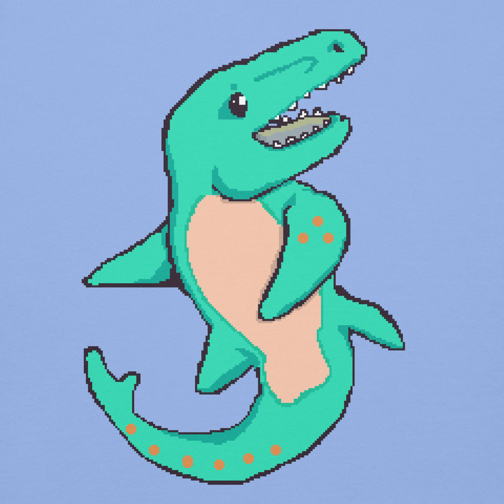 PixelTRex™ – Mosa the Mosasaurus Pixel Creature Hoodie