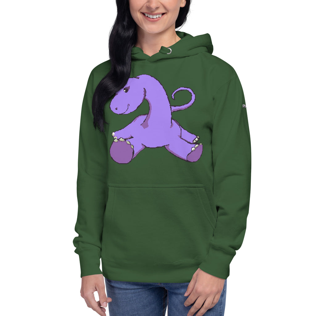 PixelTRex™ – Bracey the Brachiosaurus Pixel Dinosaur Hoodie