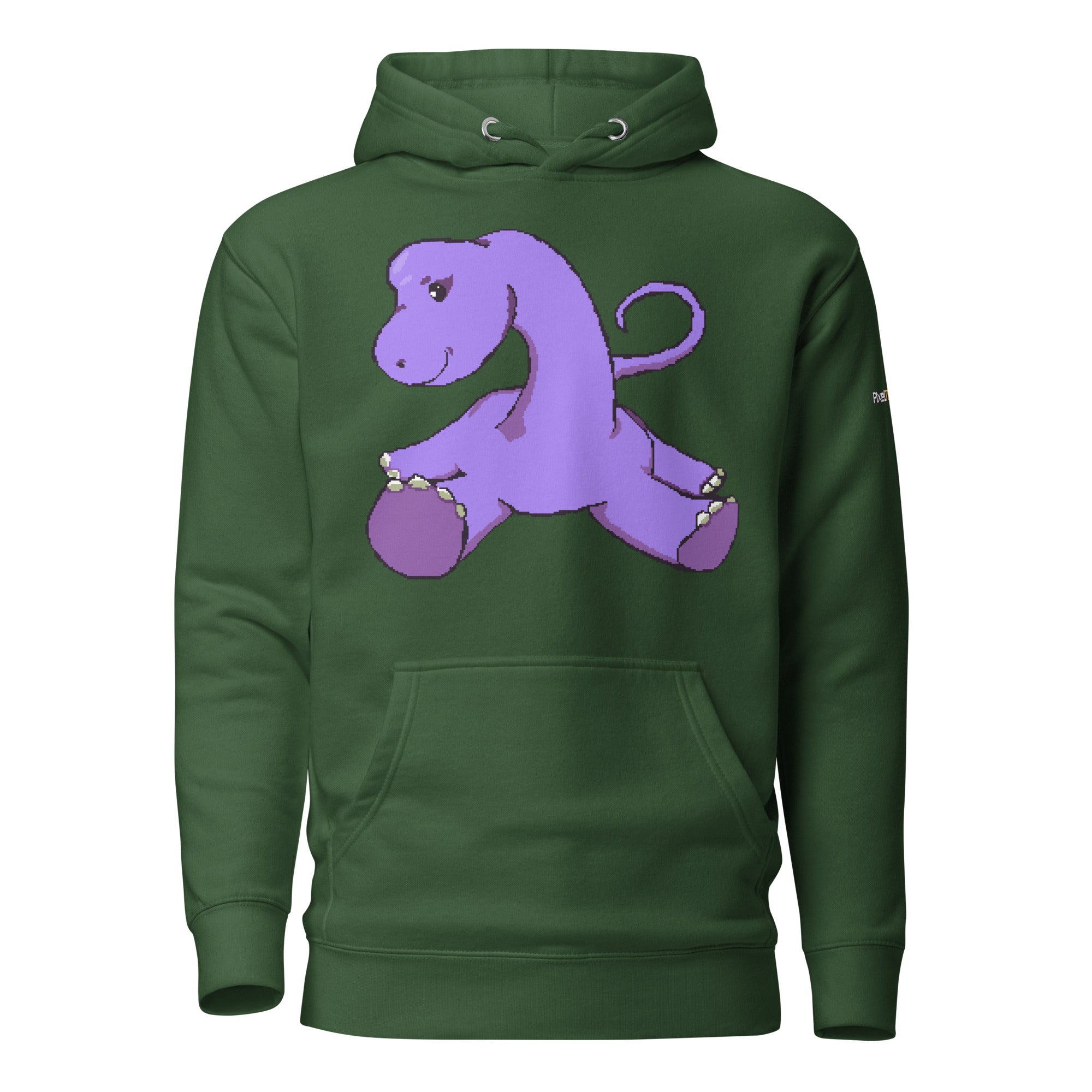 PixelTRex™ – Bracey the Brachiosaurus Pixel Dinosaur Hoodie