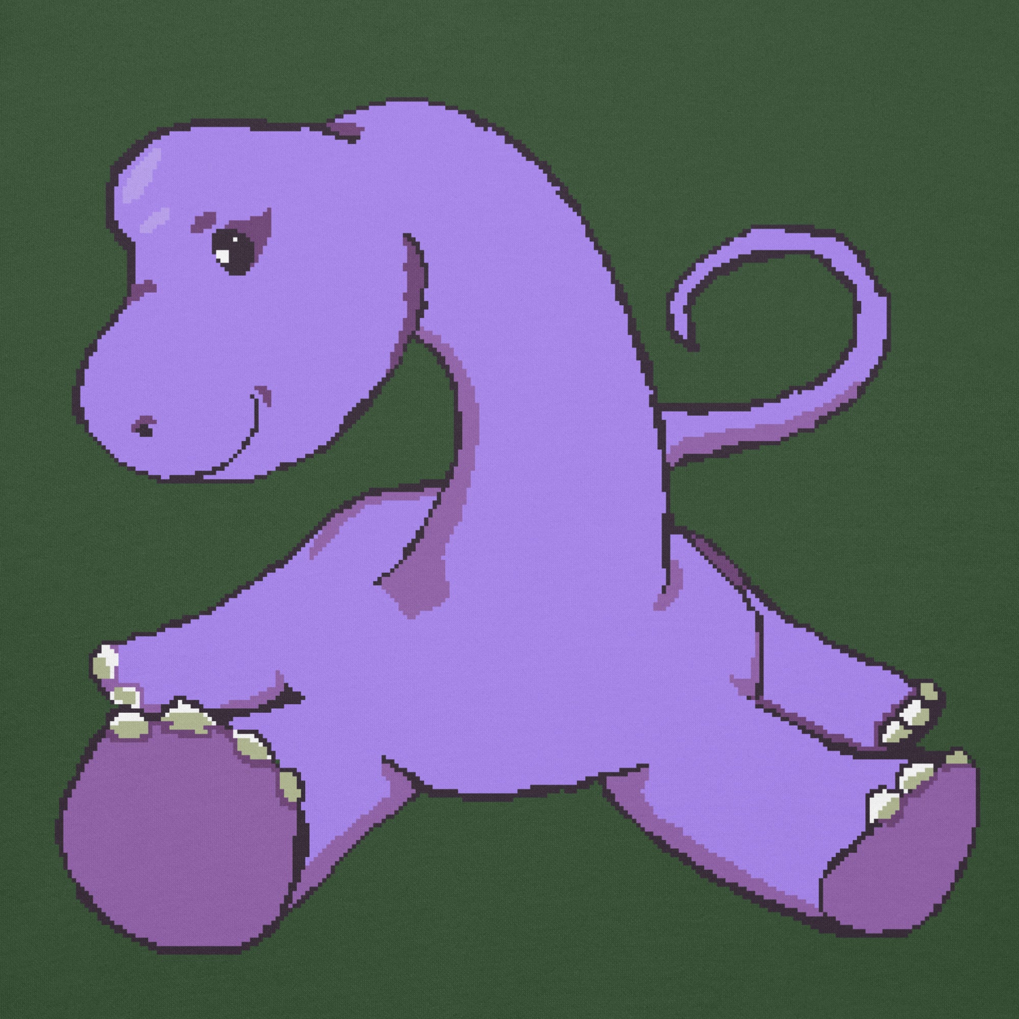 PixelTRex™ – Bracey the Brachiosaurus Pixel Dinosaur Hoodie
