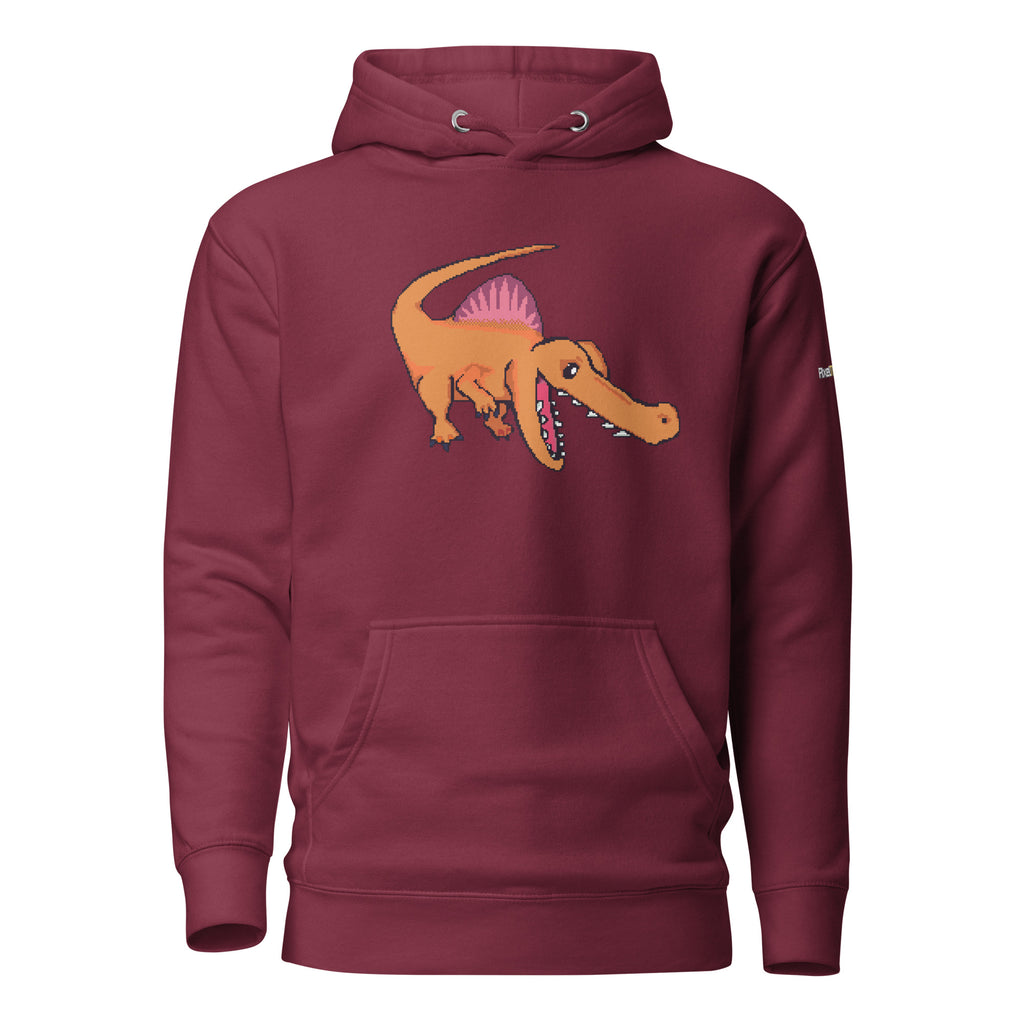 PixelTRex™ – Spino the Spinosaurus Pixel Dinosaur Hoodie