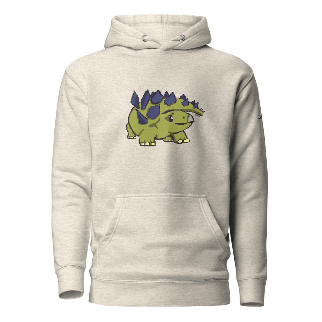 PixelTRex™ – Stego the Stegosaurus Pixel Dinosaur Hoodie