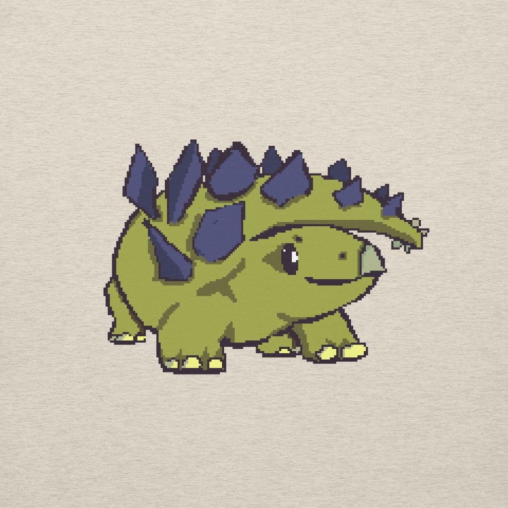 PixelTRex™ – Stego the Stegosaurus Pixel Dinosaur Hoodie