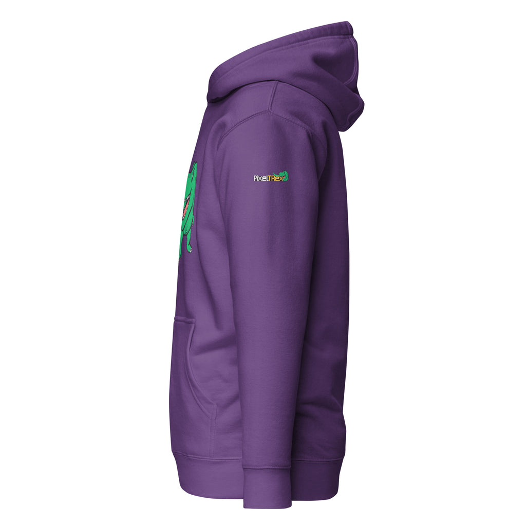PixelTRex™ – Trex the T-Rex Pixel Dinosaur Hoodie