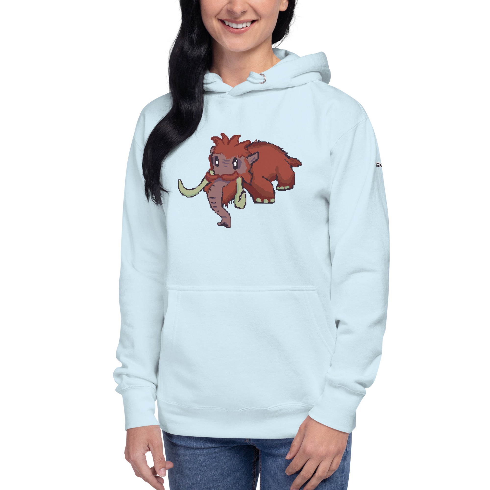PixelTRex™ – Mammo the Mammoth Pixel Creature Hoodie