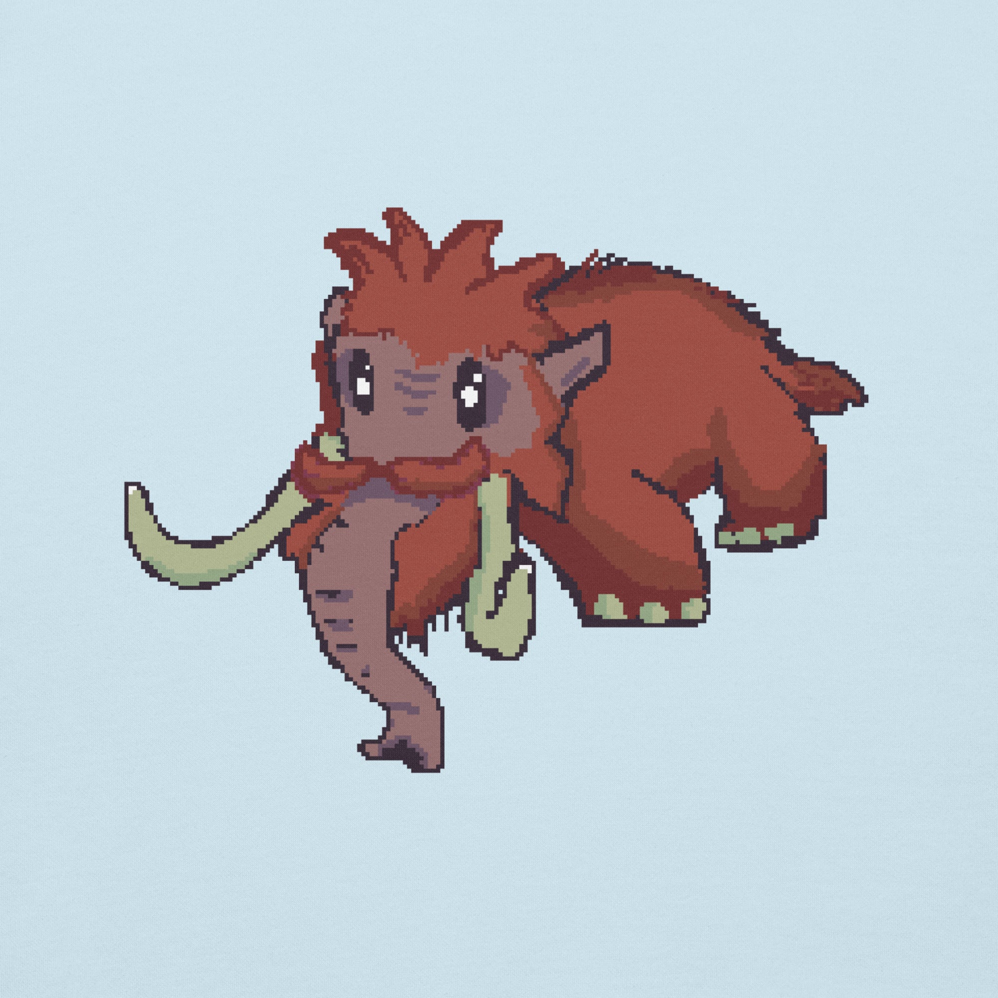 PixelTRex™ – Mammo the Mammoth Pixel Creature Hoodie