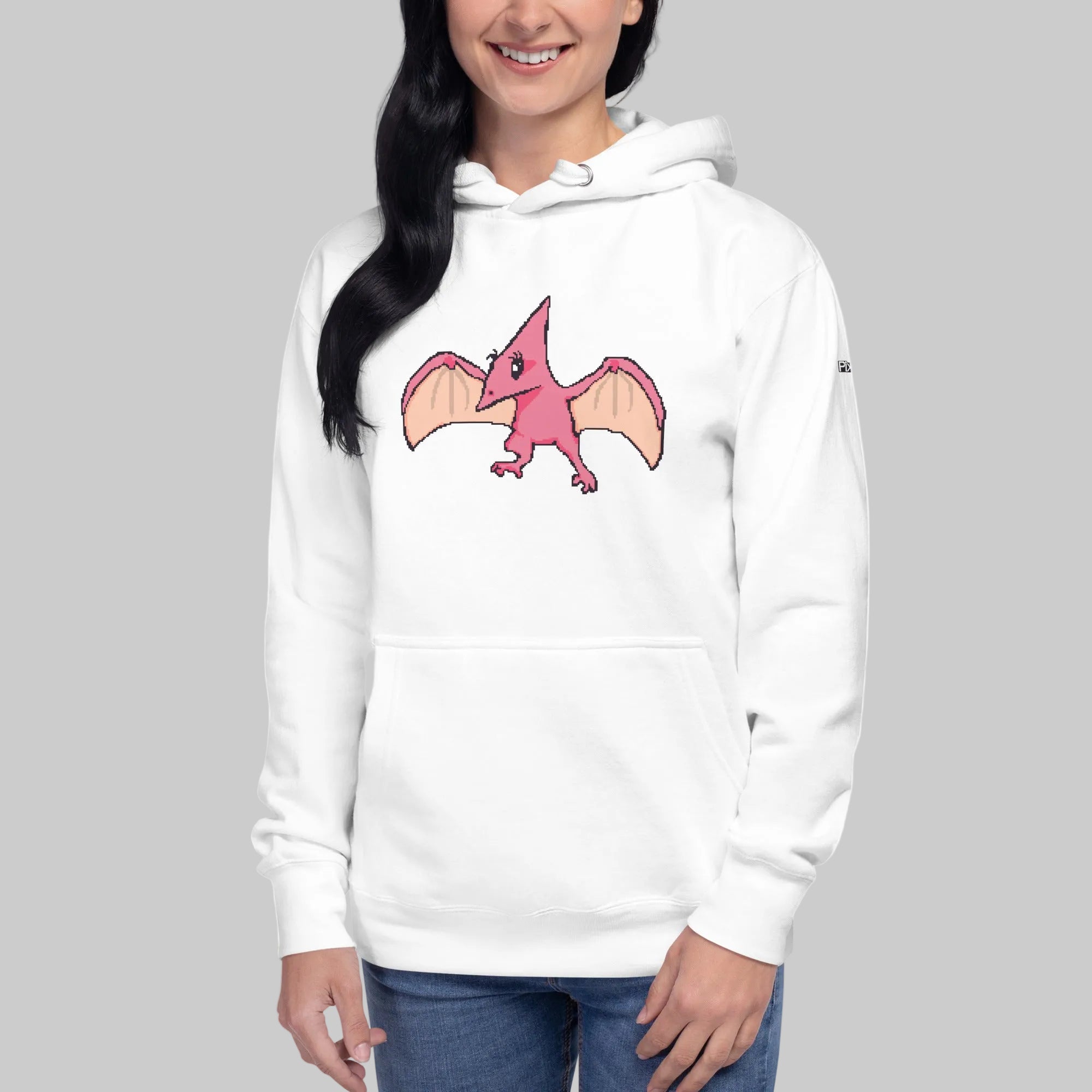 PixelTRex™ – Tera the Pteranodon Pixel Creature Hoodie