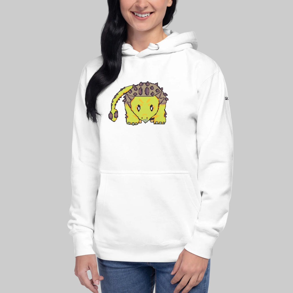 PixelTRex™ – Anky the Ankylosaurus Pixel Dinosaur Hoodie
