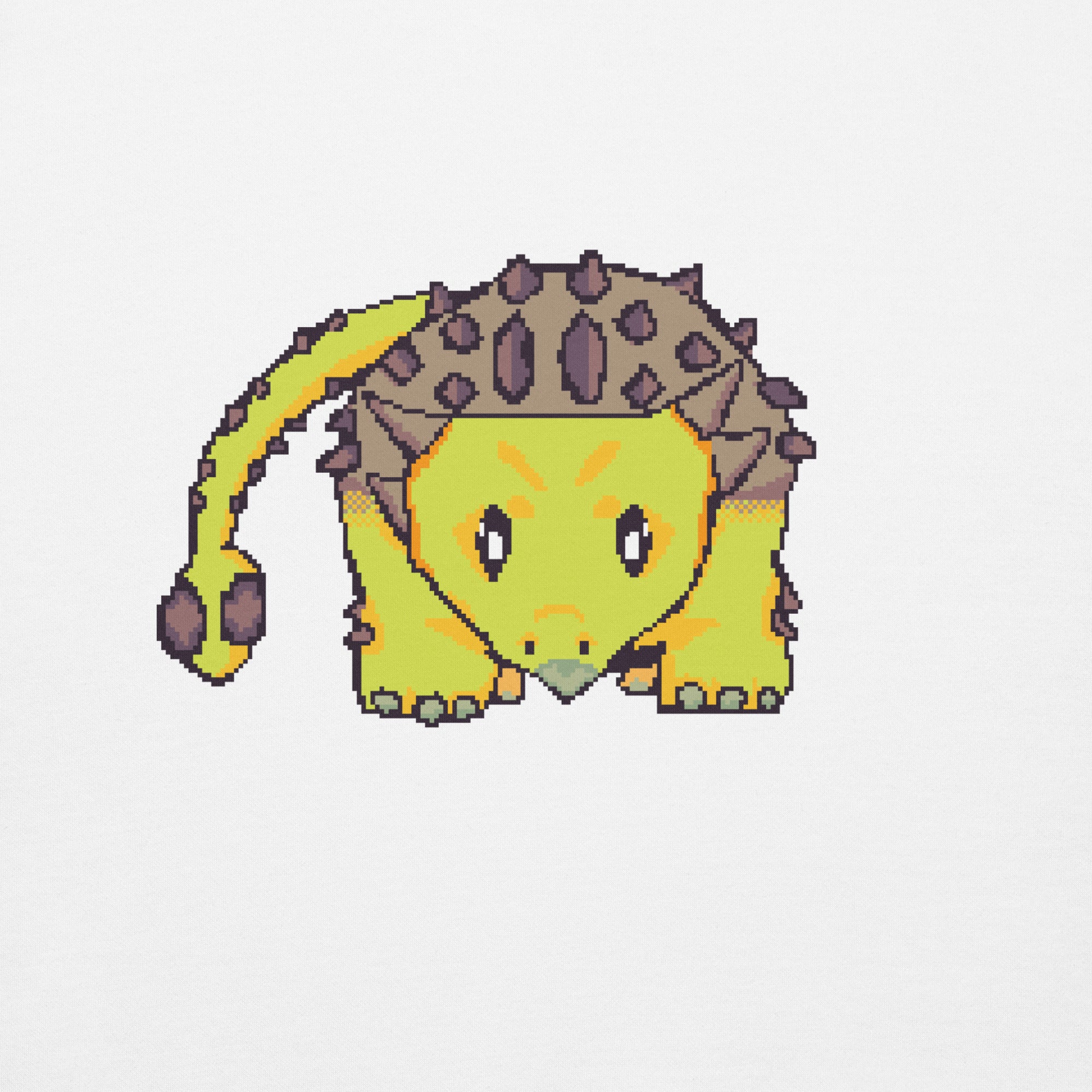 PixelTRex™ – Anky the Ankylosaurus Pixel Dinosaur Hoodie